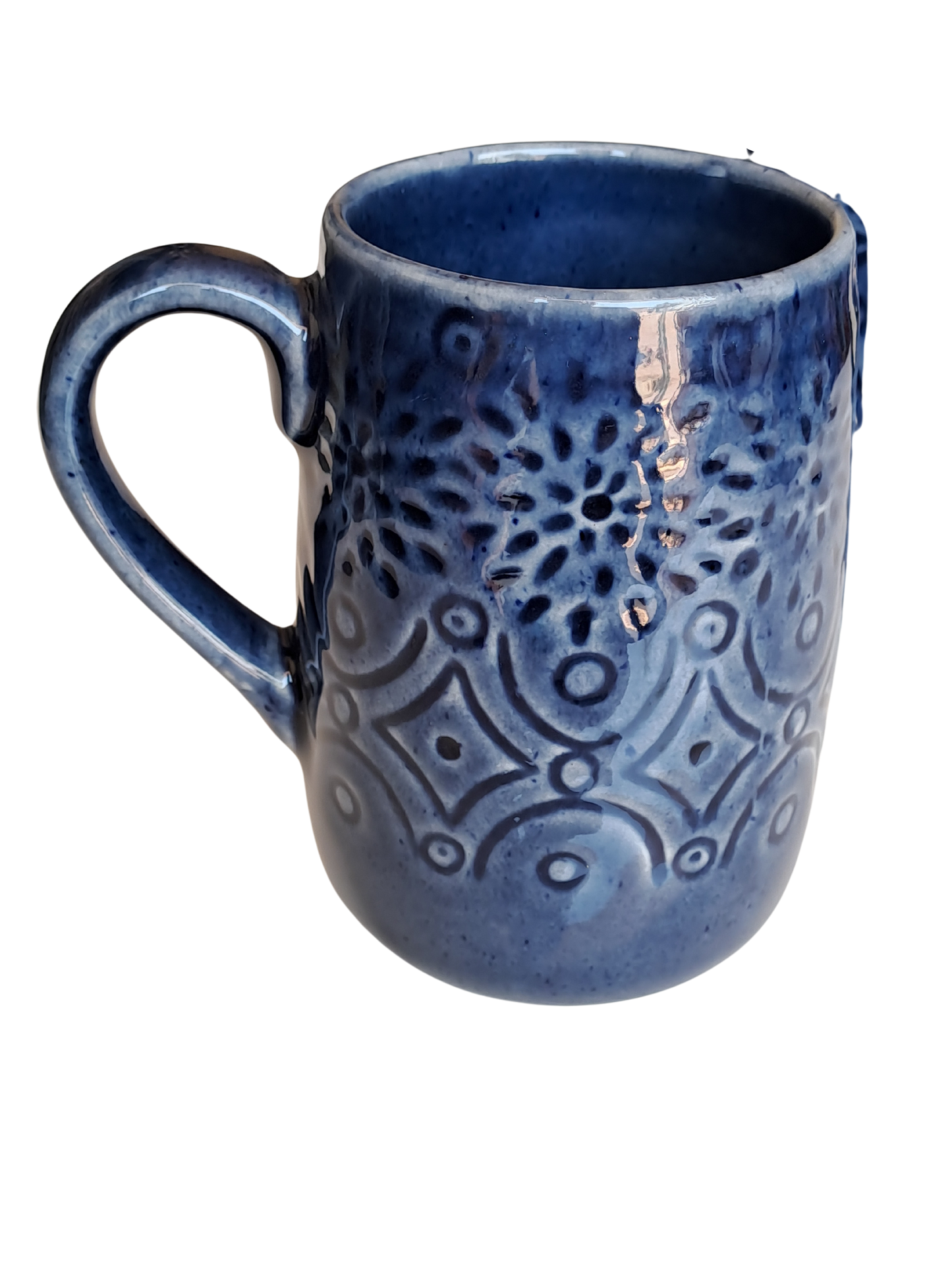 BLUE COLOR CERAMIC MUG/CUP (SET OF 2)