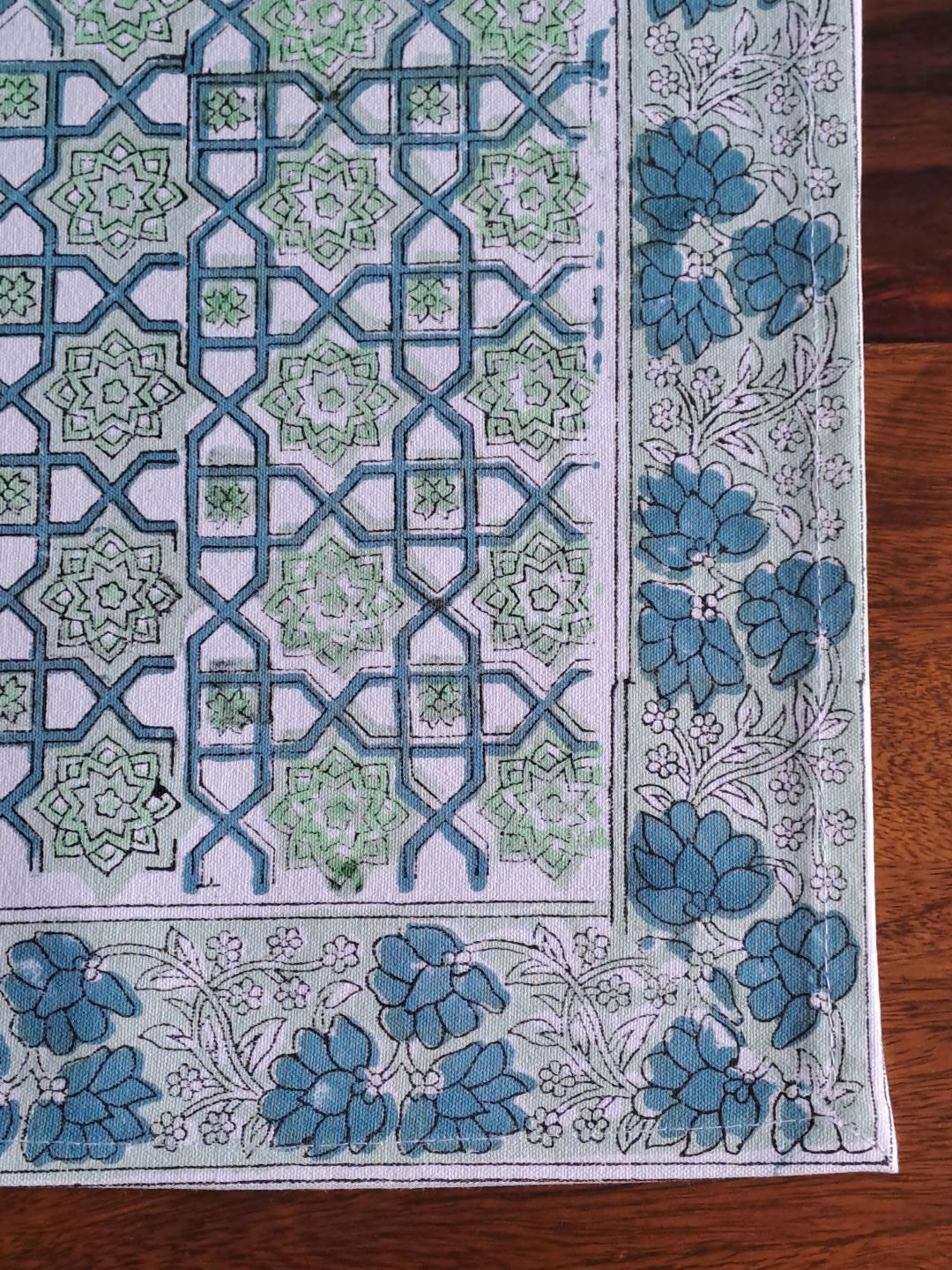 HANDBLOCK PRINT TABLE RUNNER