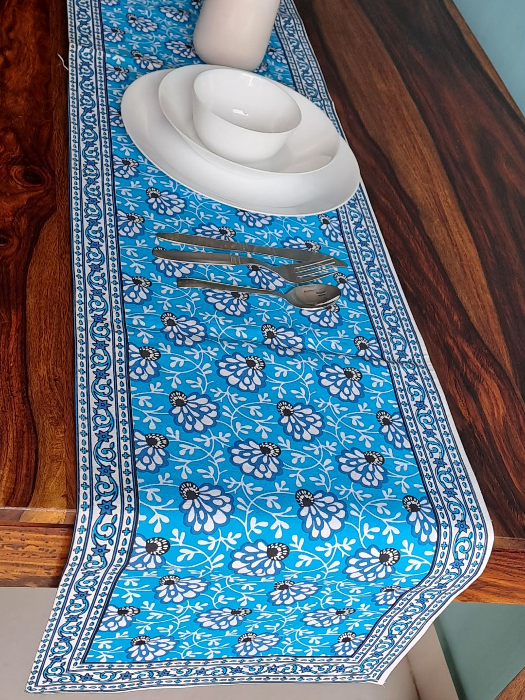 HANDBLOCK PRINT TABLE RUNNER