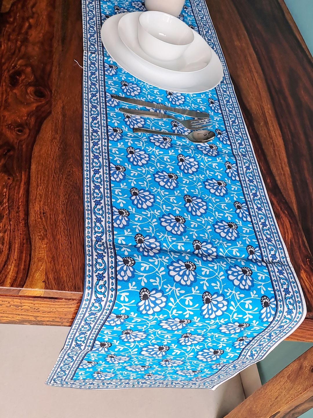 HANDBLOCK PRINT TABLE RUNNER