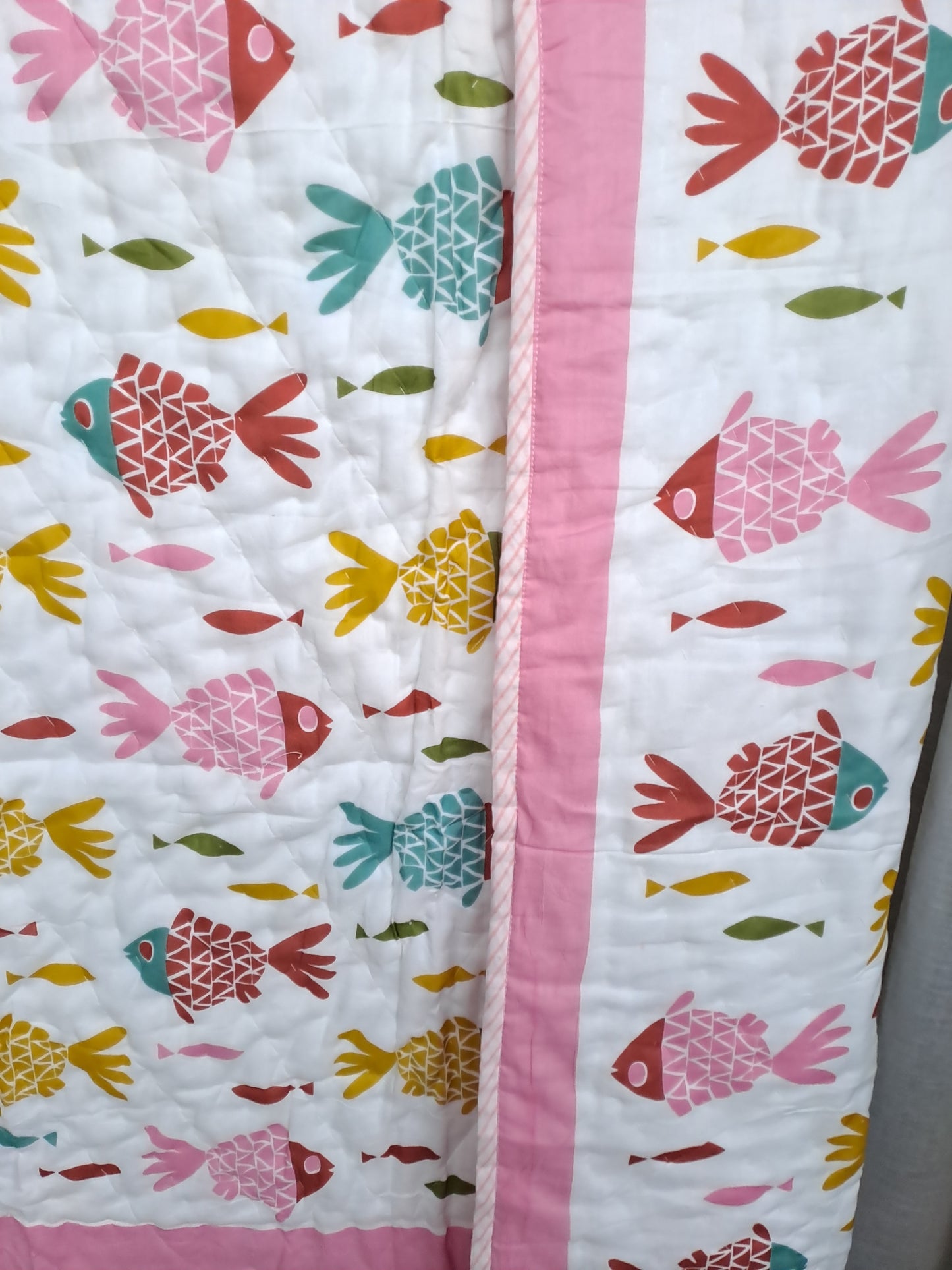 PREMIUM QUALITY HAND BLOCK PRINT BABY QUILT