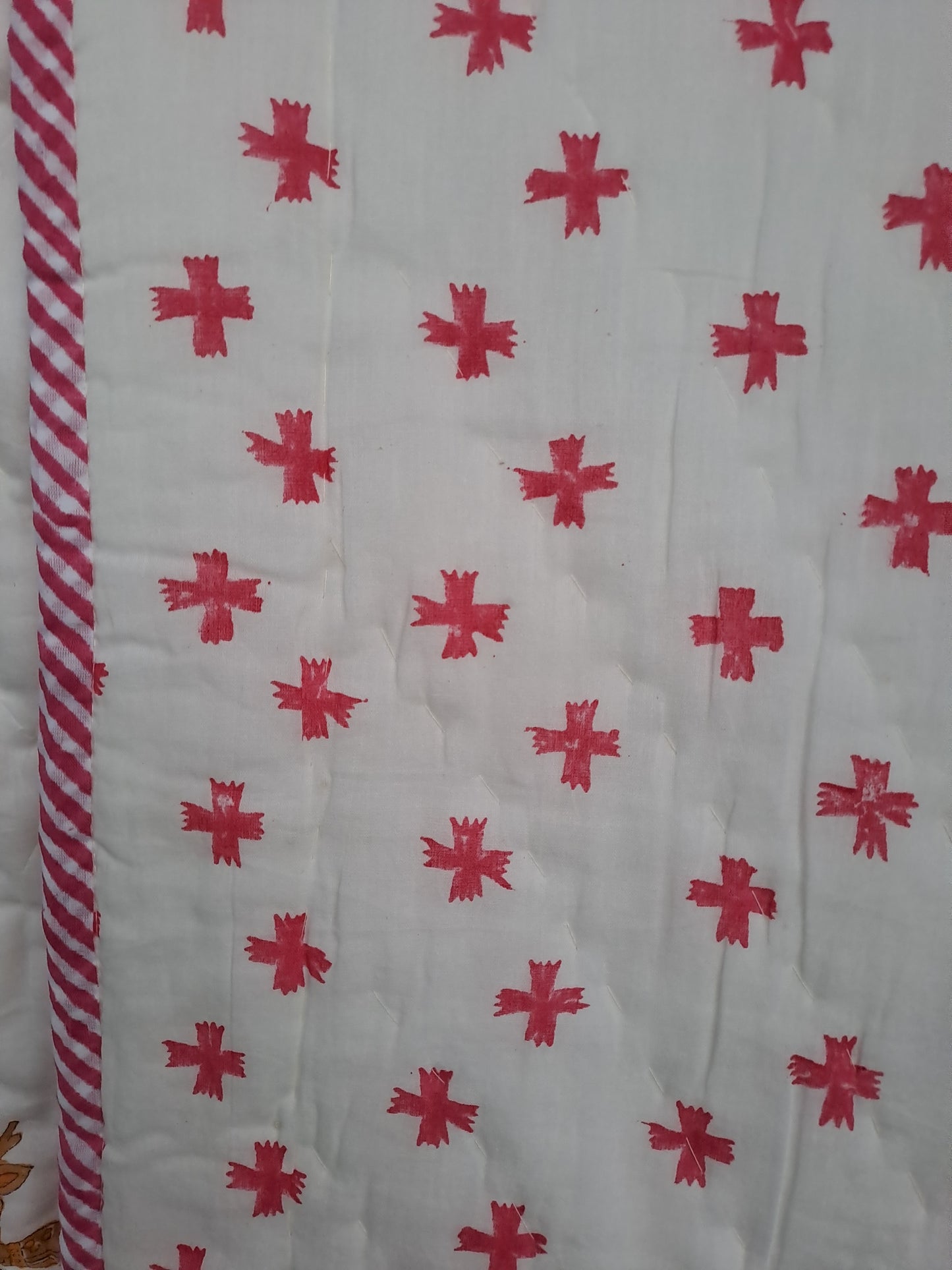 PREMIUM QUALITY HAND BLOCK PRINT BABY QUILT