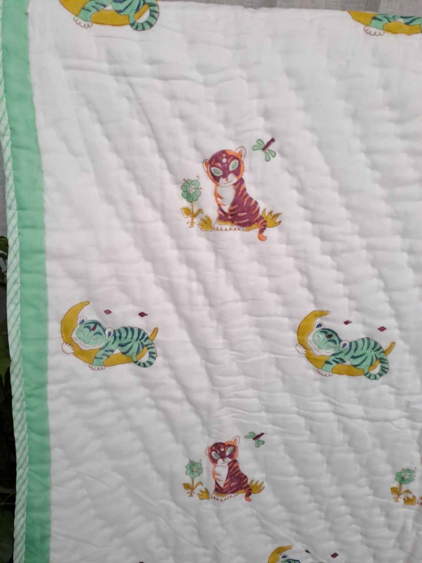 PREMIUM QUALITY HAND BLOCK PRINT BABY QUILT