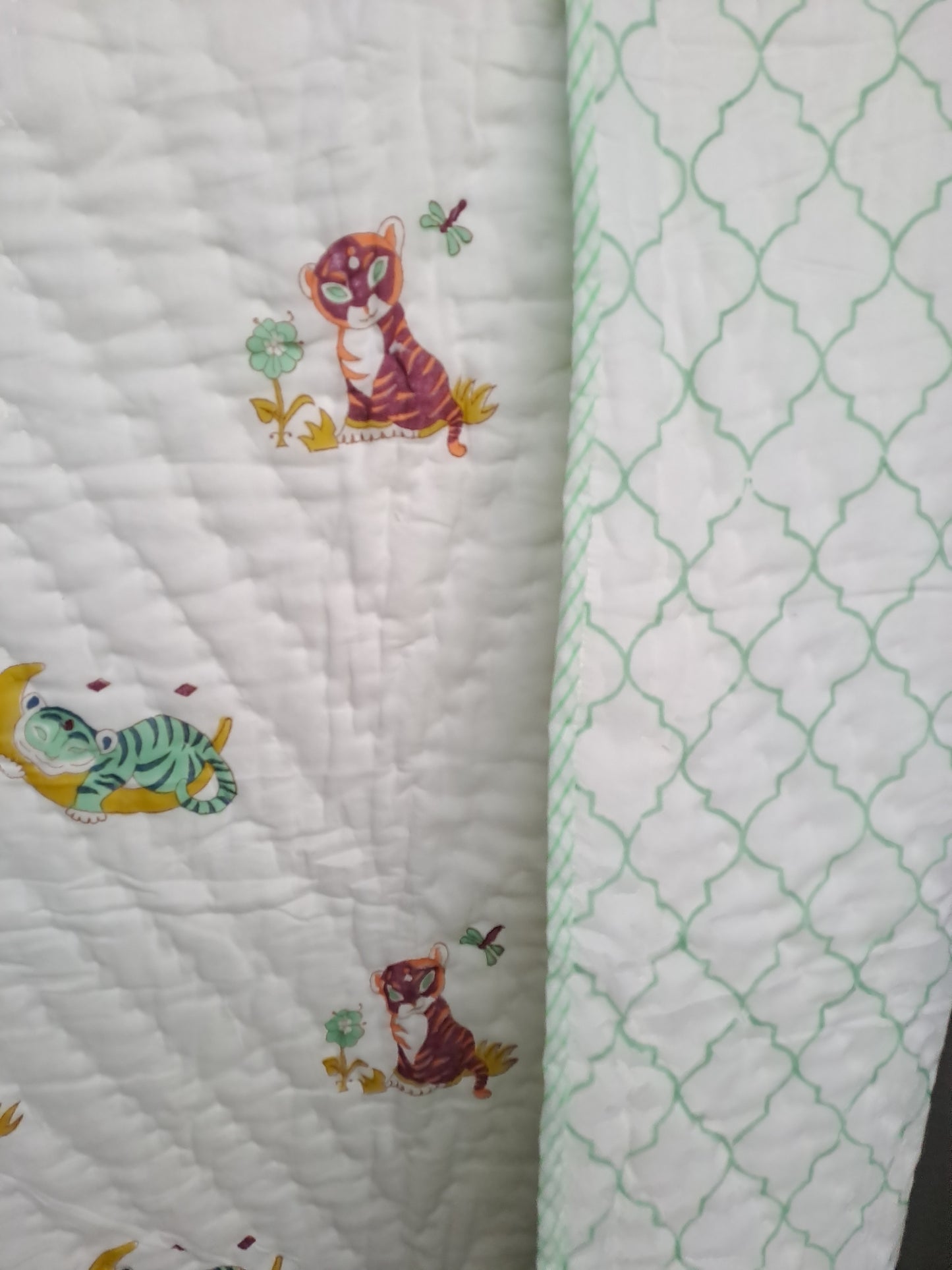 PREMIUM QUALITY HAND BLOCK PRINT BABY QUILT