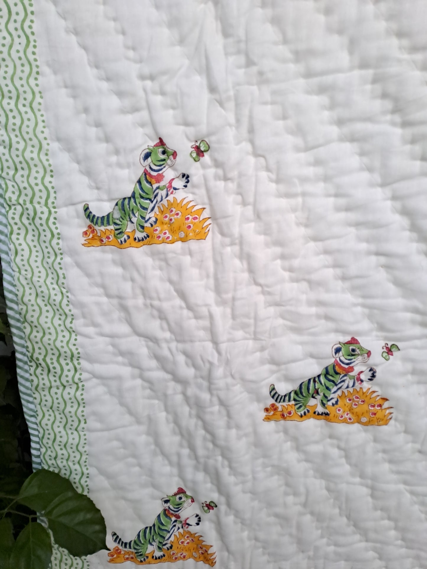 PREMIUM QUALITY HAND BLOCK PRINT BABY QUILT