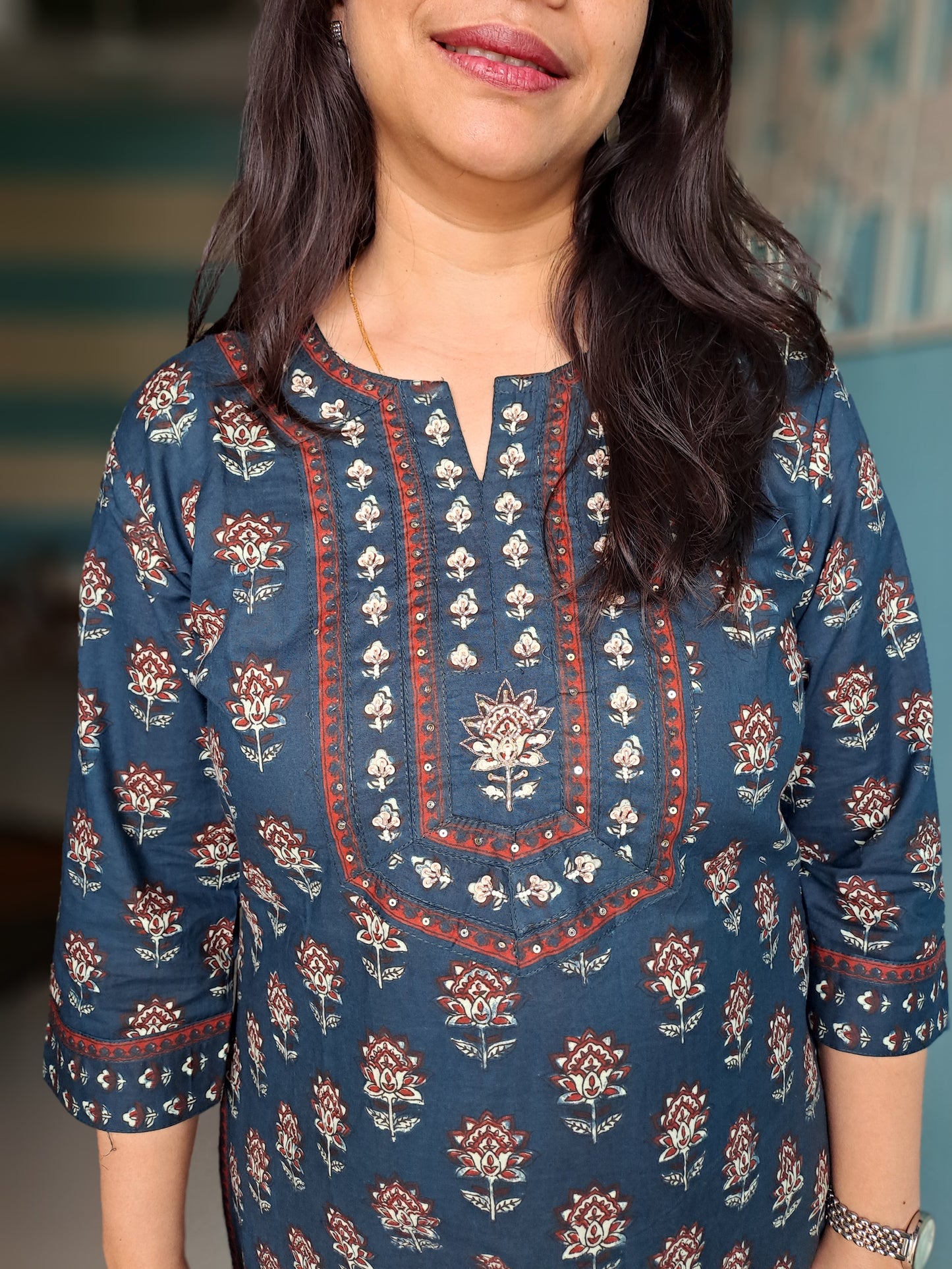 COTTON FORAL PRINT KURTI