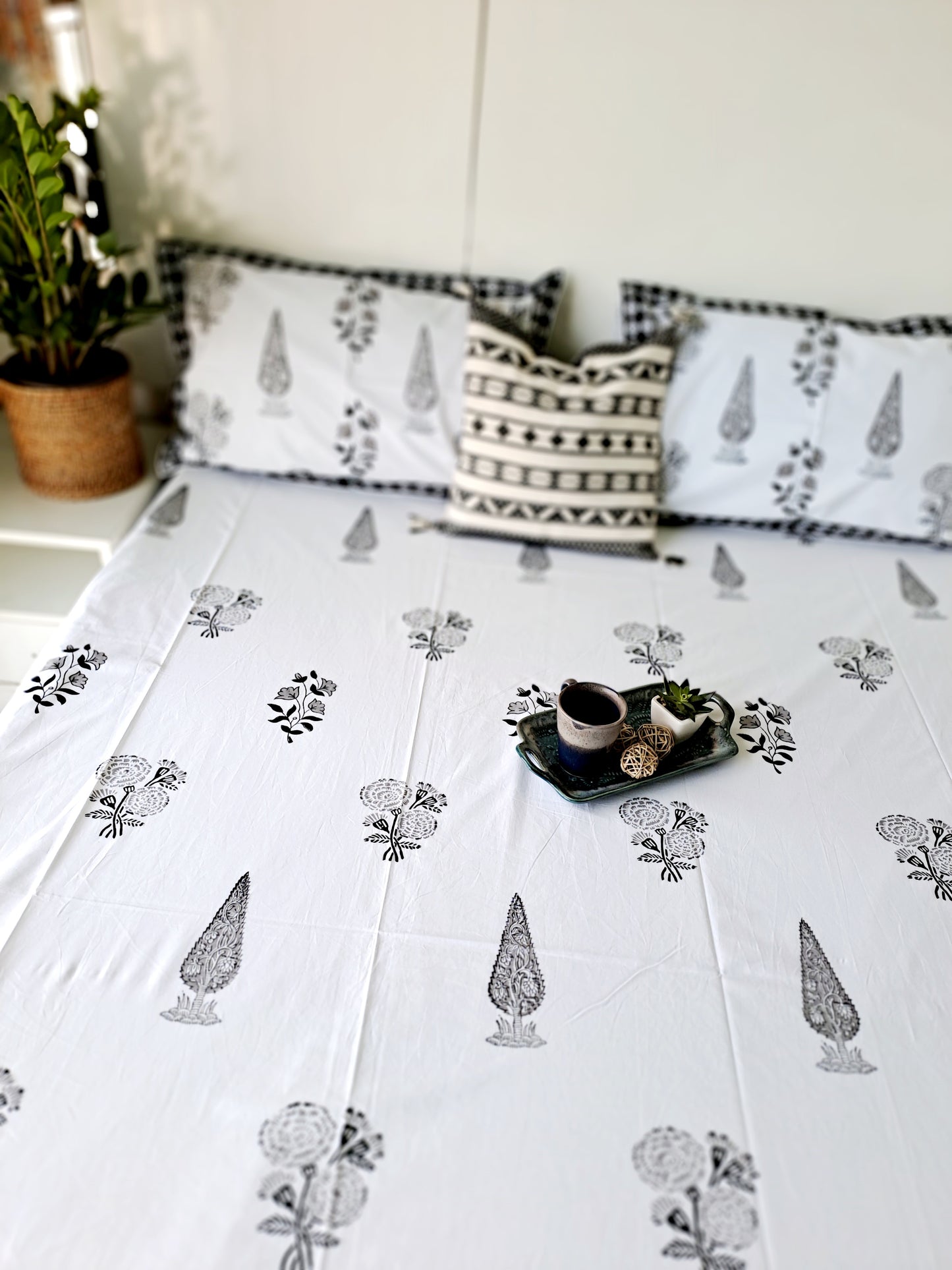 HANDBLOCK PRINT BEDSHEET