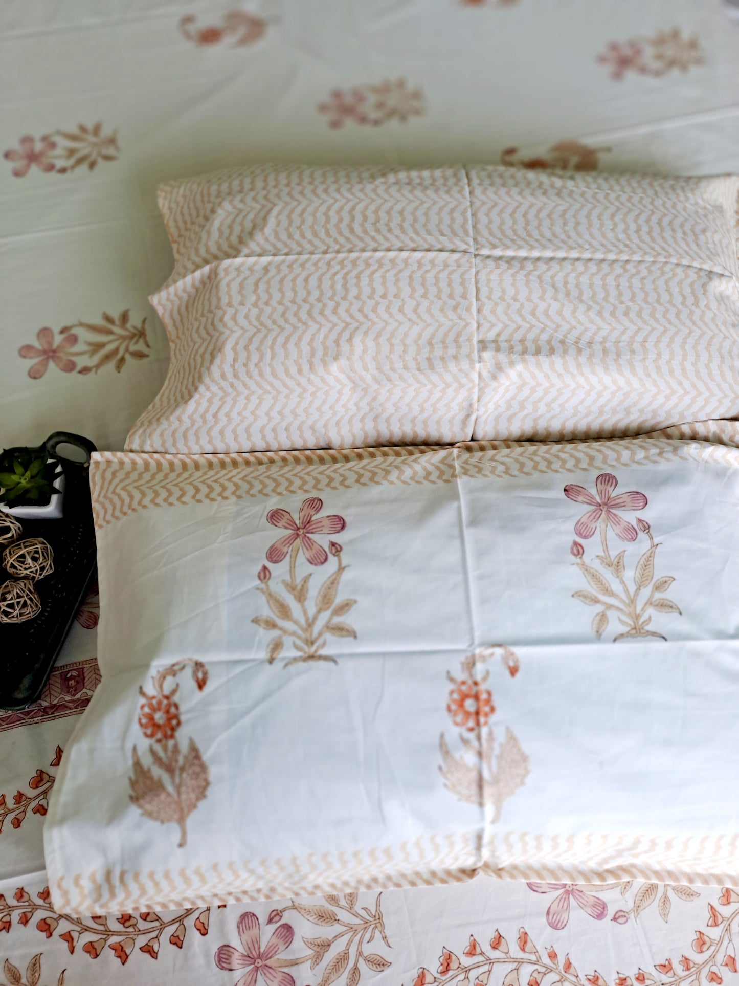 HANDBLOCK PRINT BEDSHEET