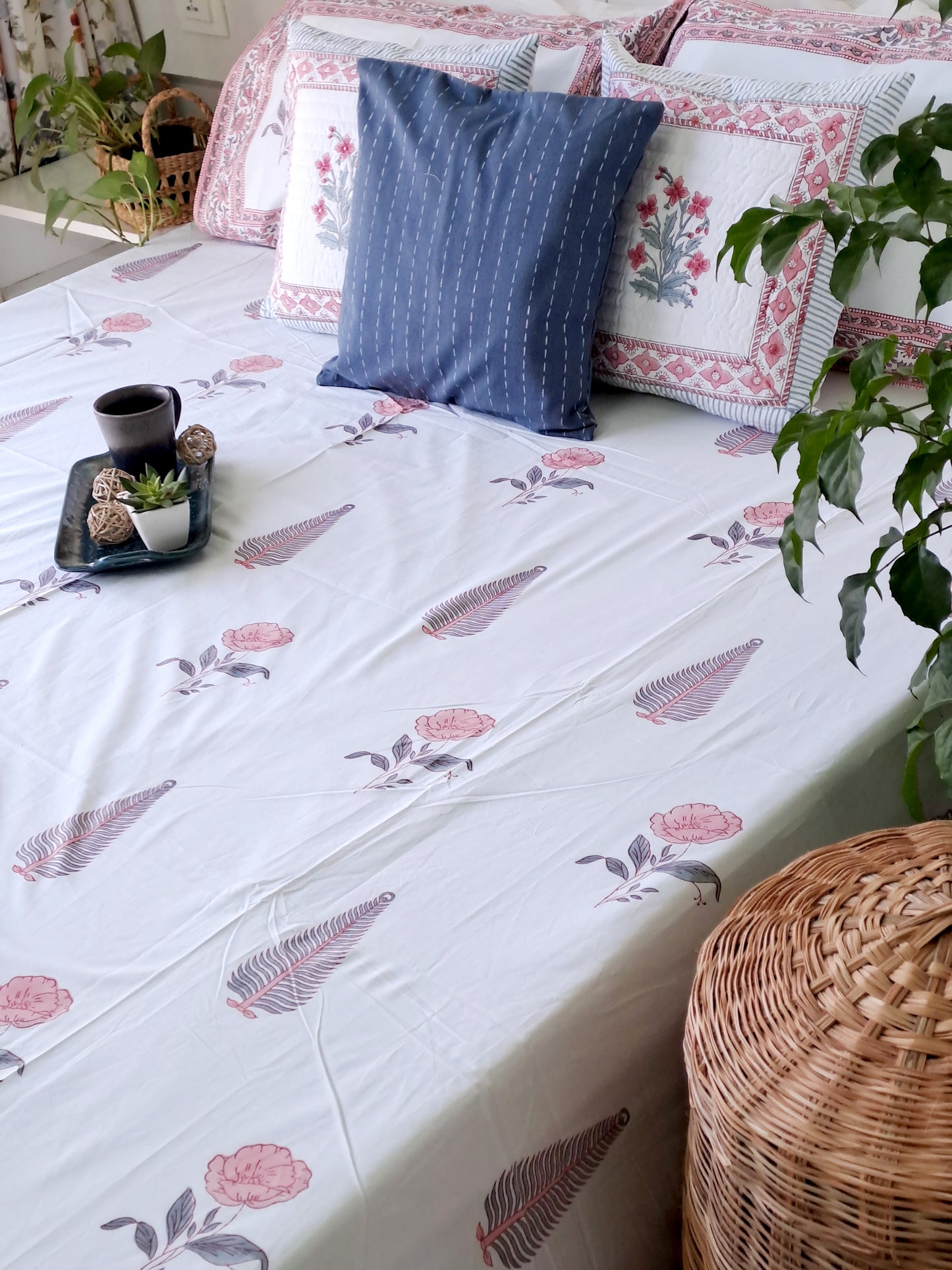 HANDBLOCK PRINT BEDSHEET