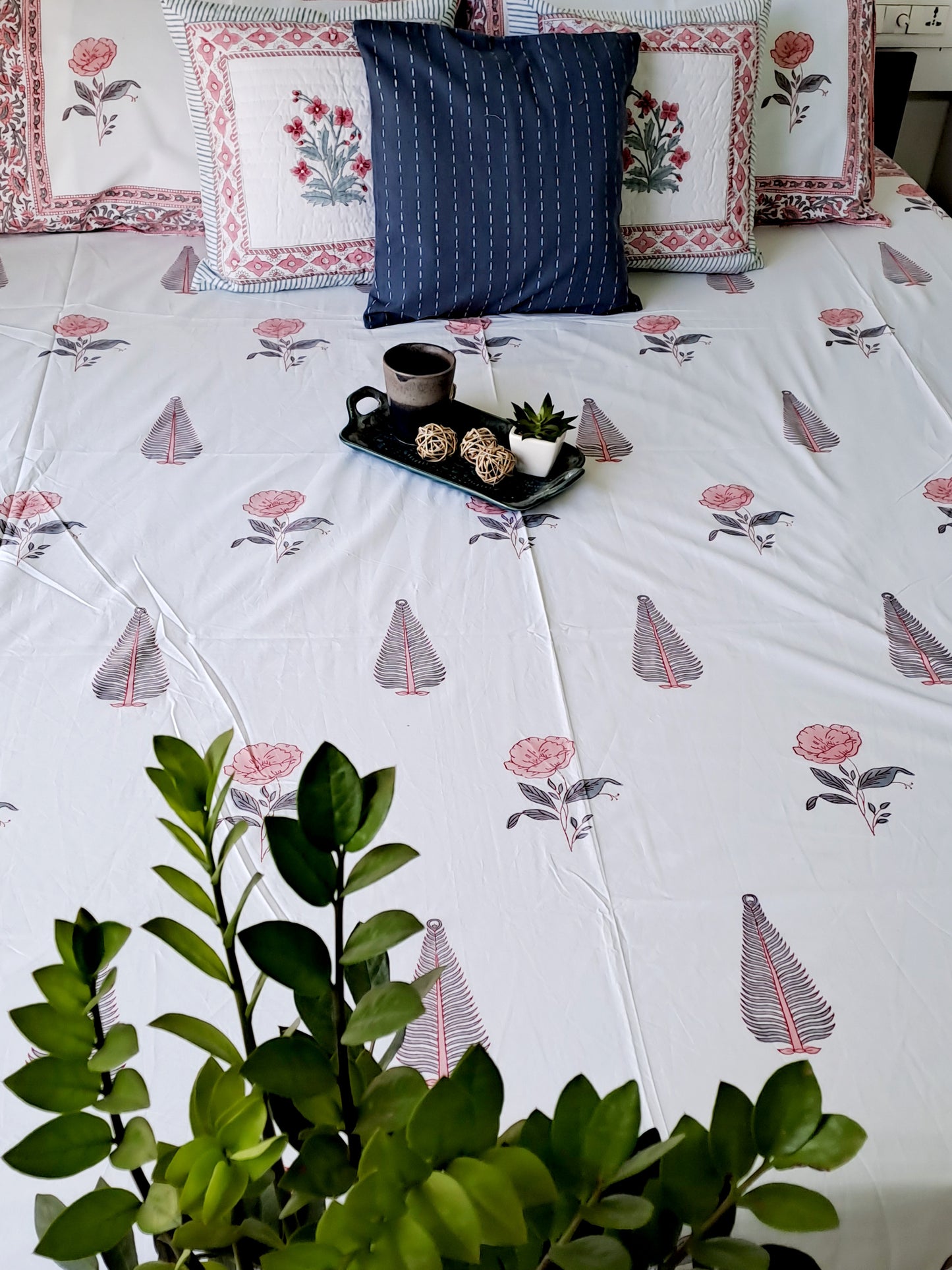 HANDBLOCK PRINT BEDSHEET