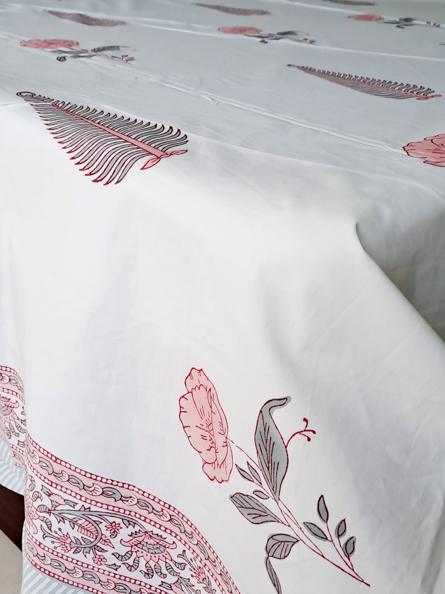 HANDBLOCK PRINT BEDSHEET