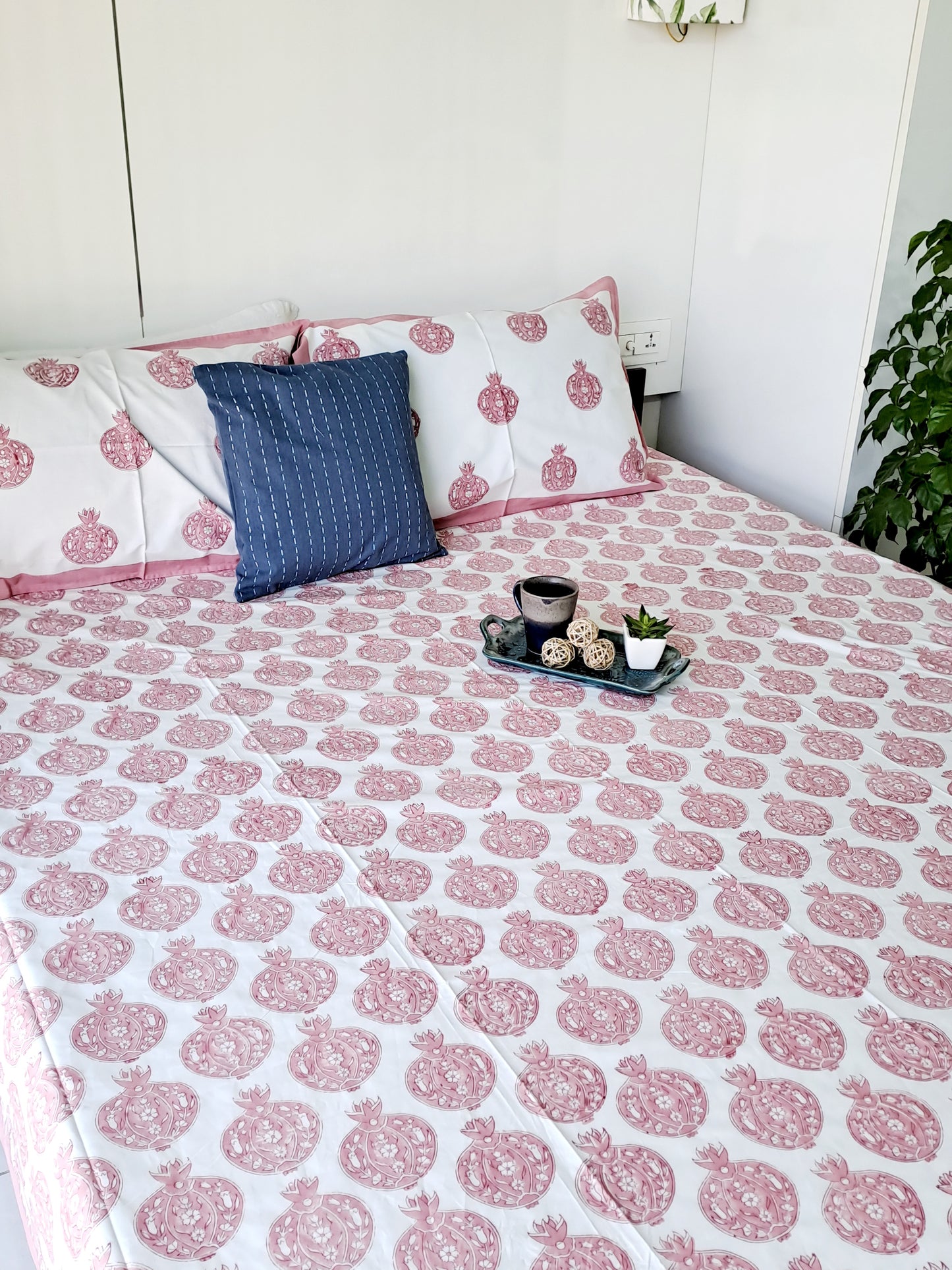 HANDBLOCK PRINT BEDSHEET
