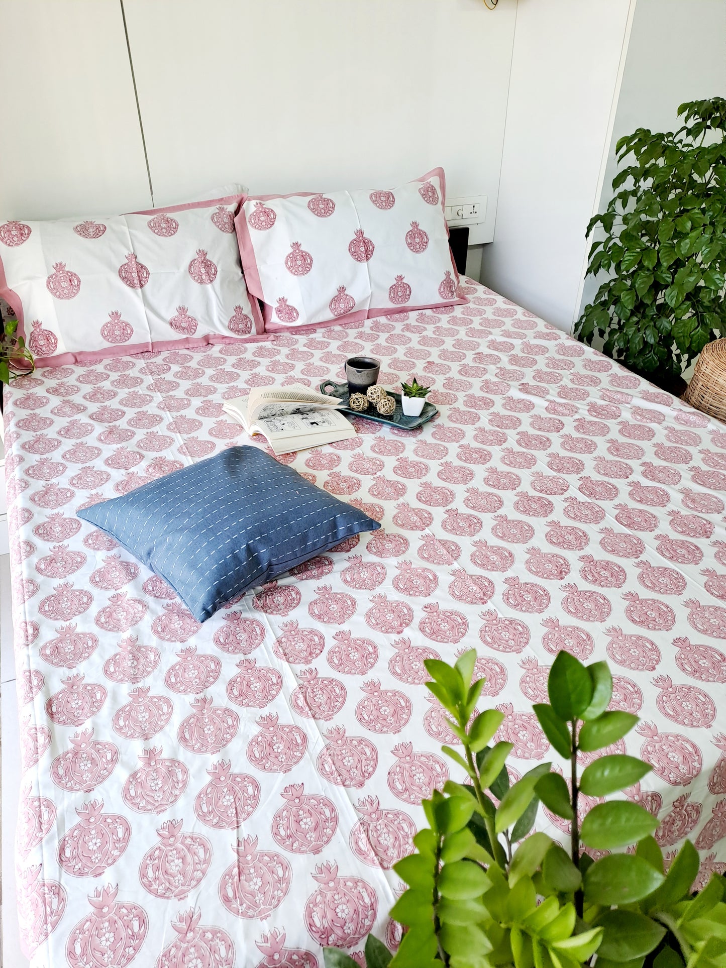HANDBLOCK PRINT BEDSHEET