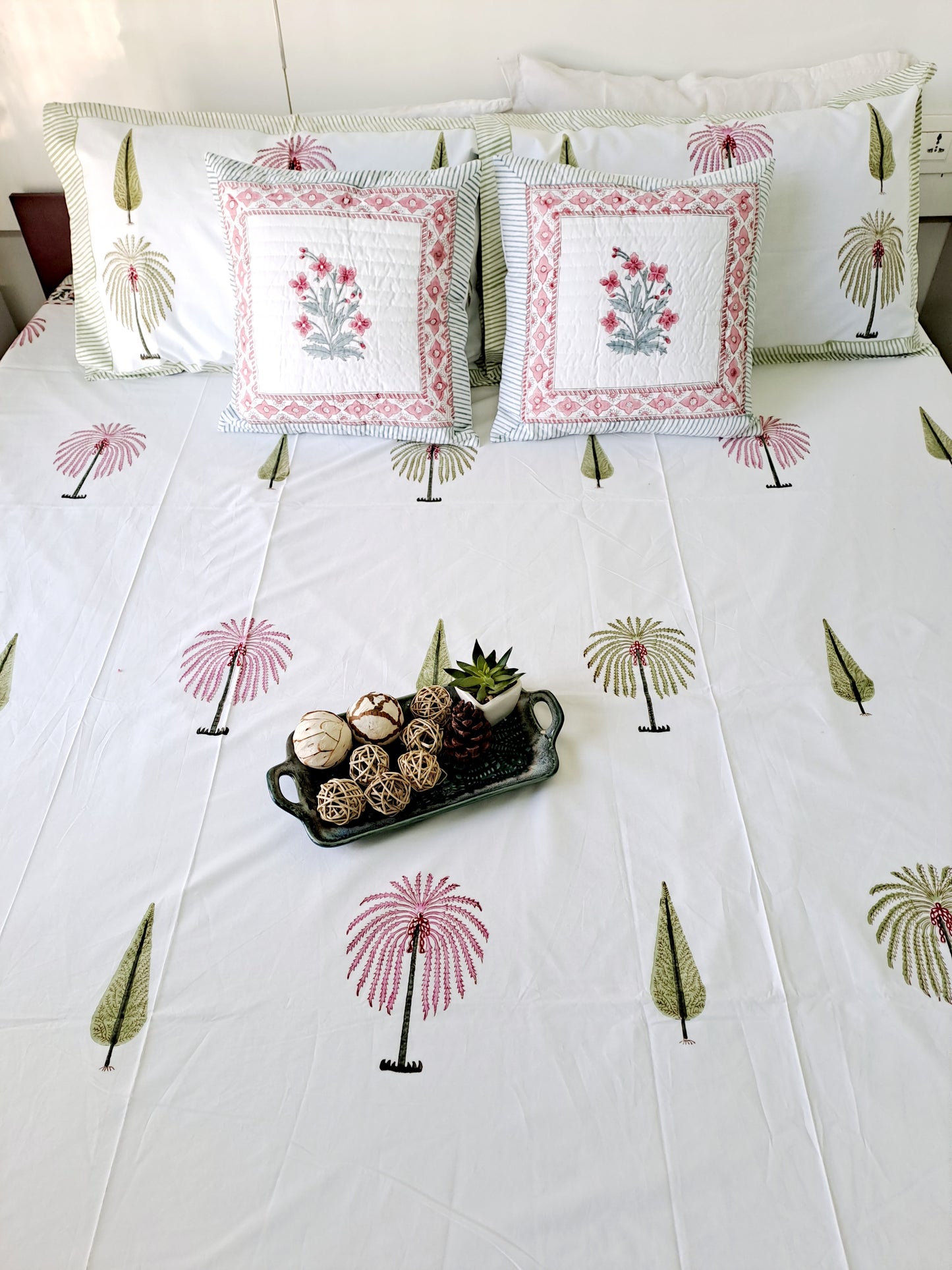 HANDBLOCK PRINT BEDSHEET