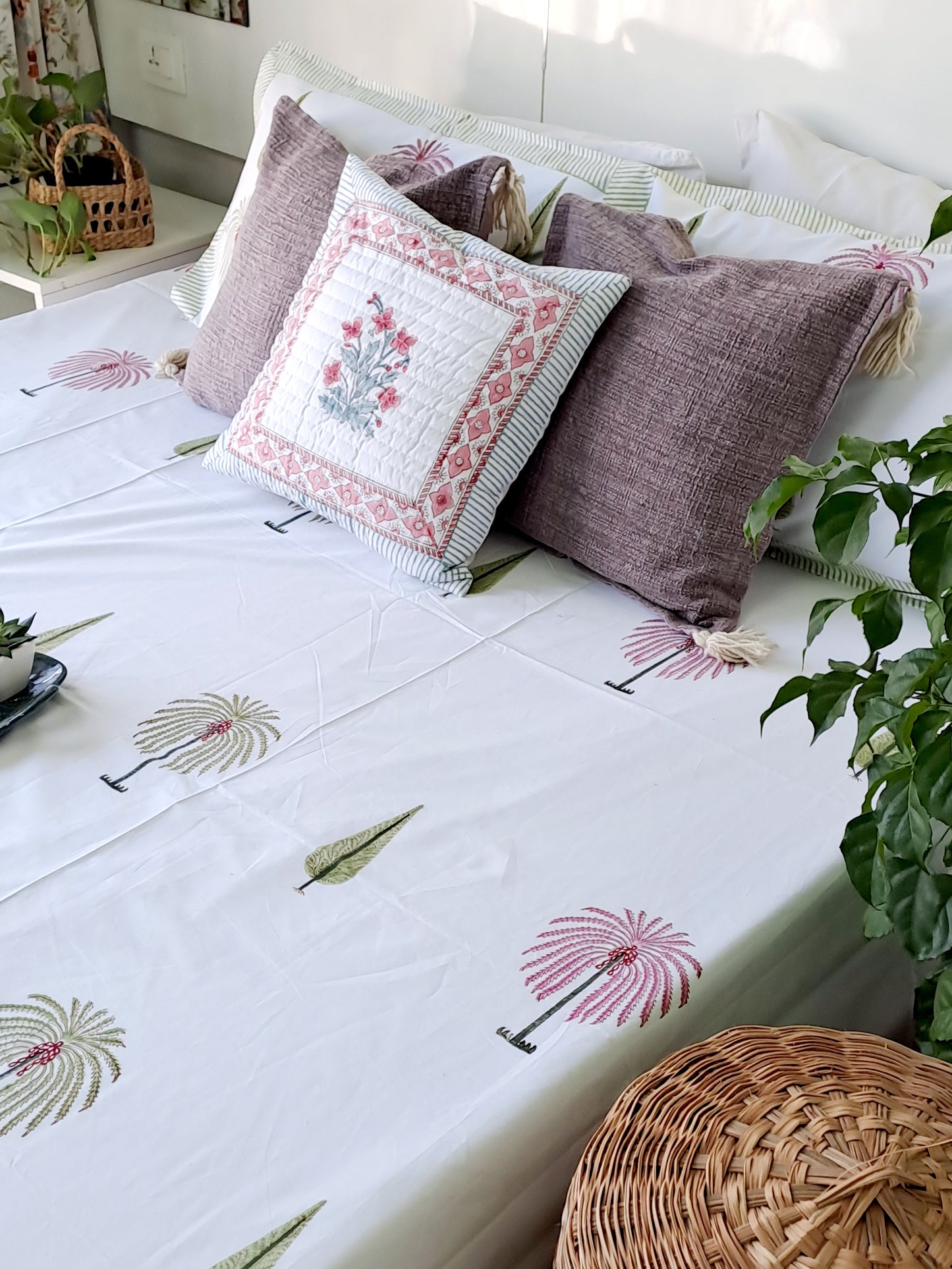 HANDBLOCK PRINT BEDSHEET