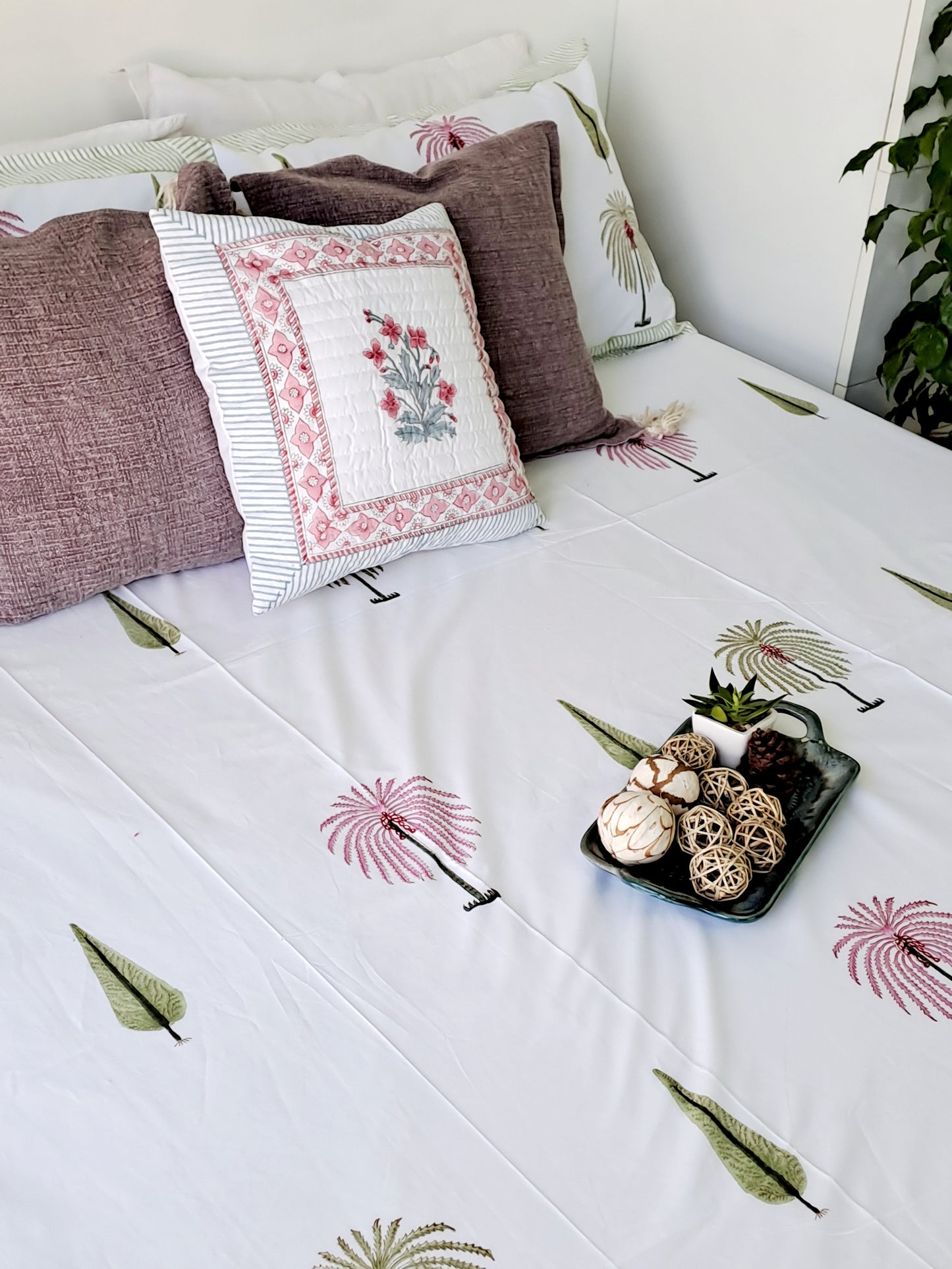 HANDBLOCK PRINT BEDSHEET