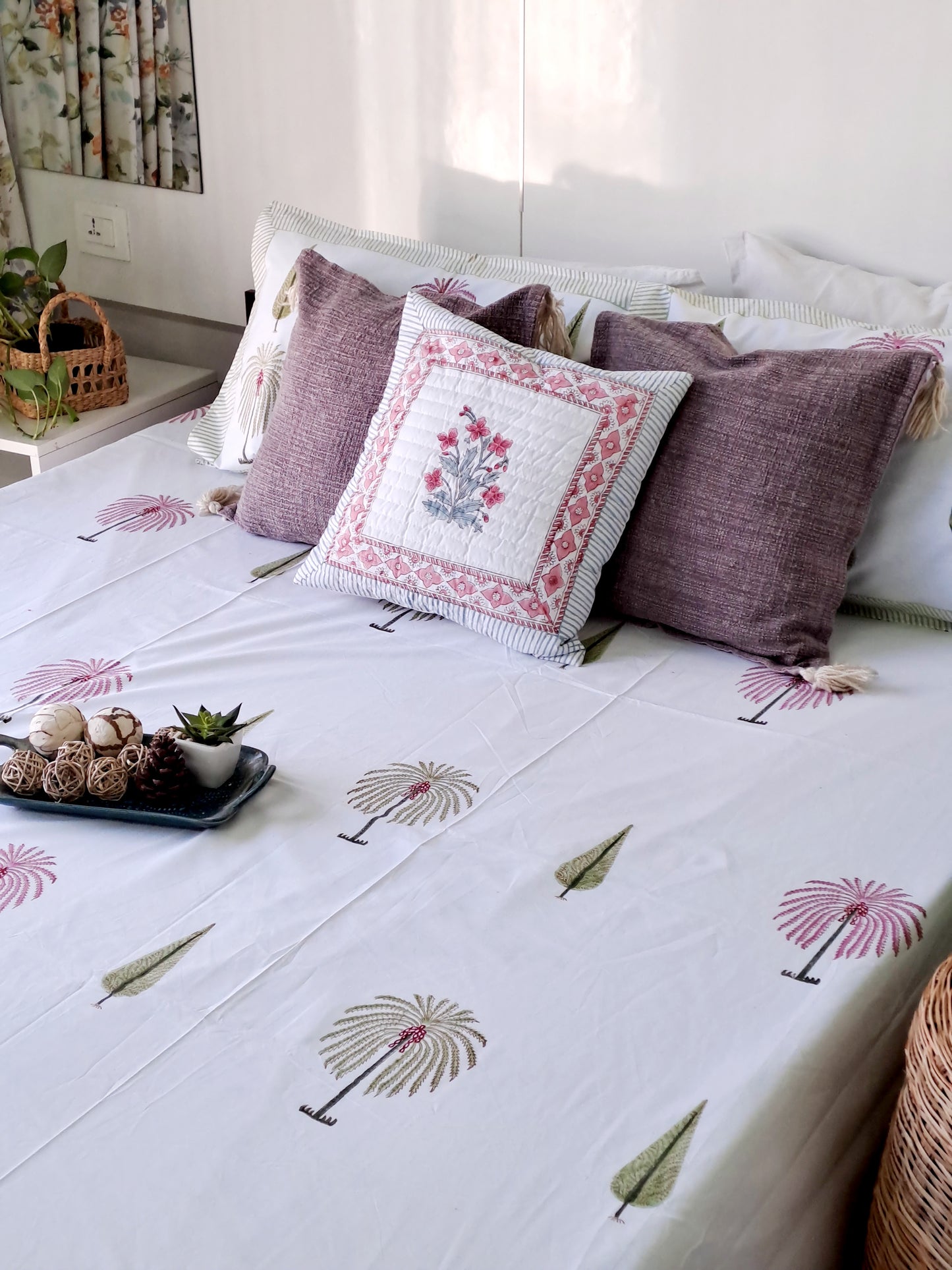 HANDBLOCK PRINT BEDSHEET