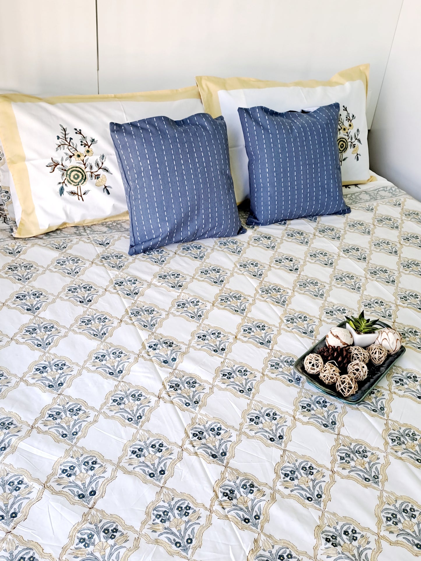 HANDBLOCK PRINT BEDSHEET