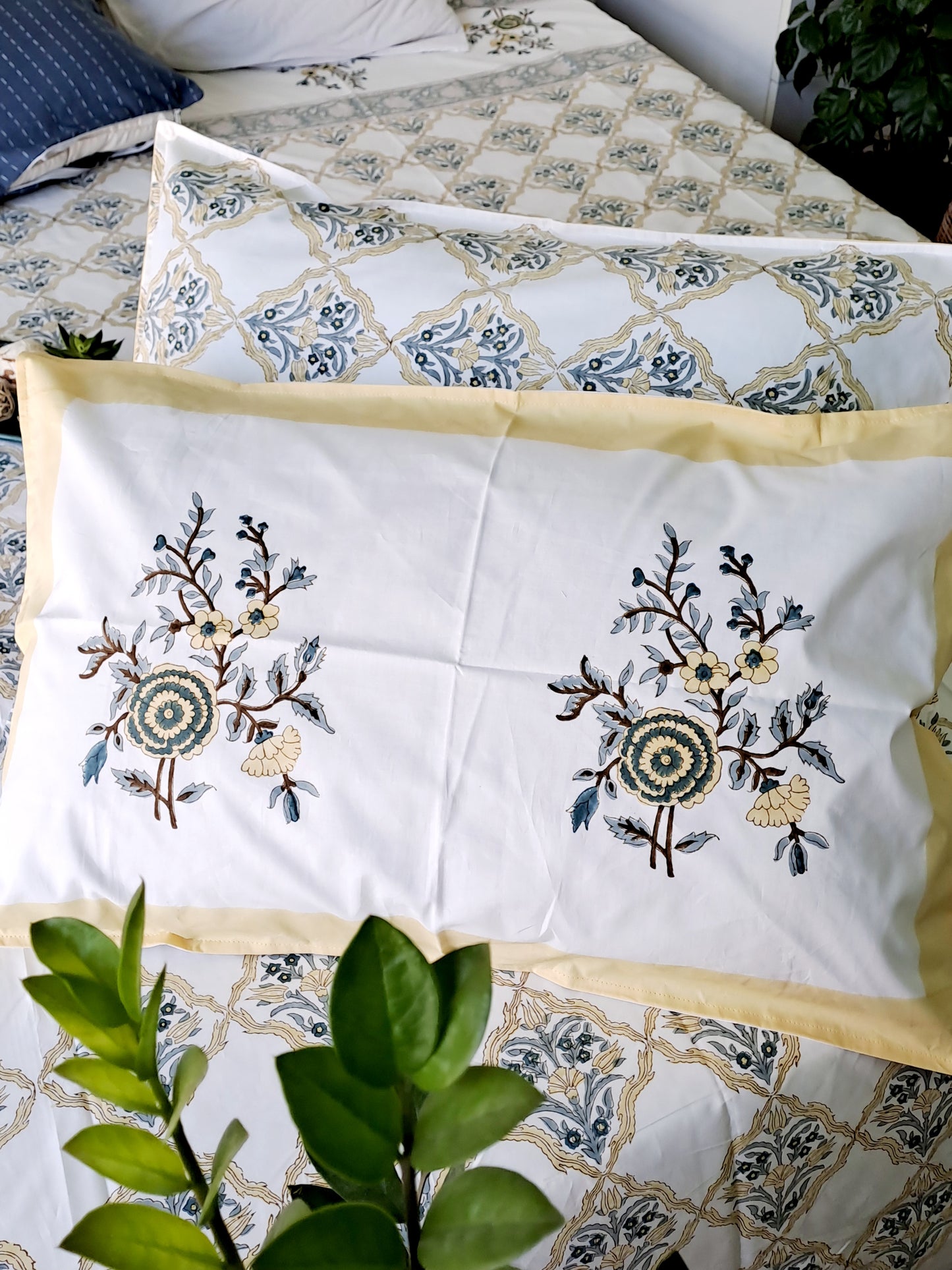 HANDBLOCK PRINT BEDSHEET