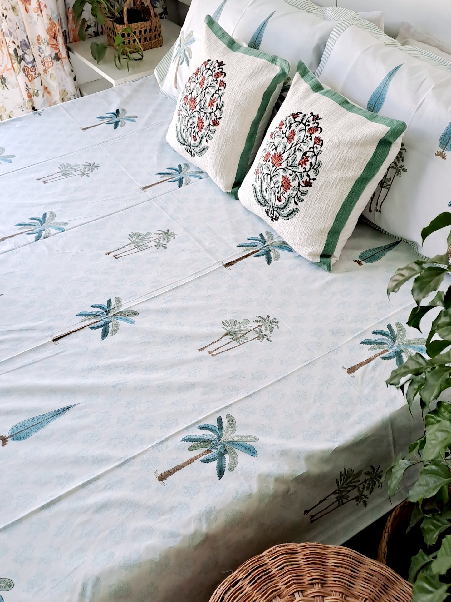 HANDBLOCK PRINT BEDSHEET
