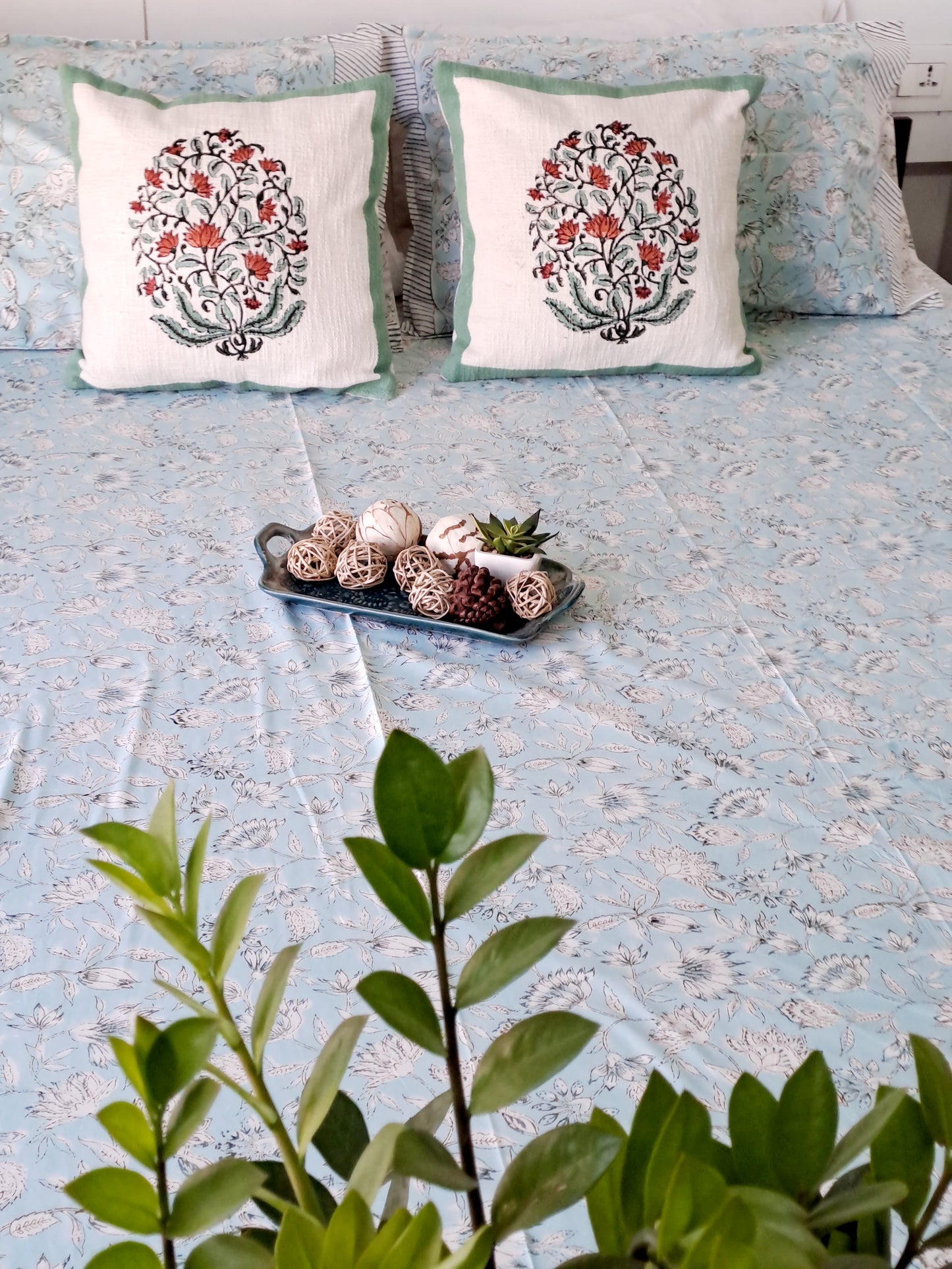 HANDBLOCK PRINT DOUBLE BEDSHEET