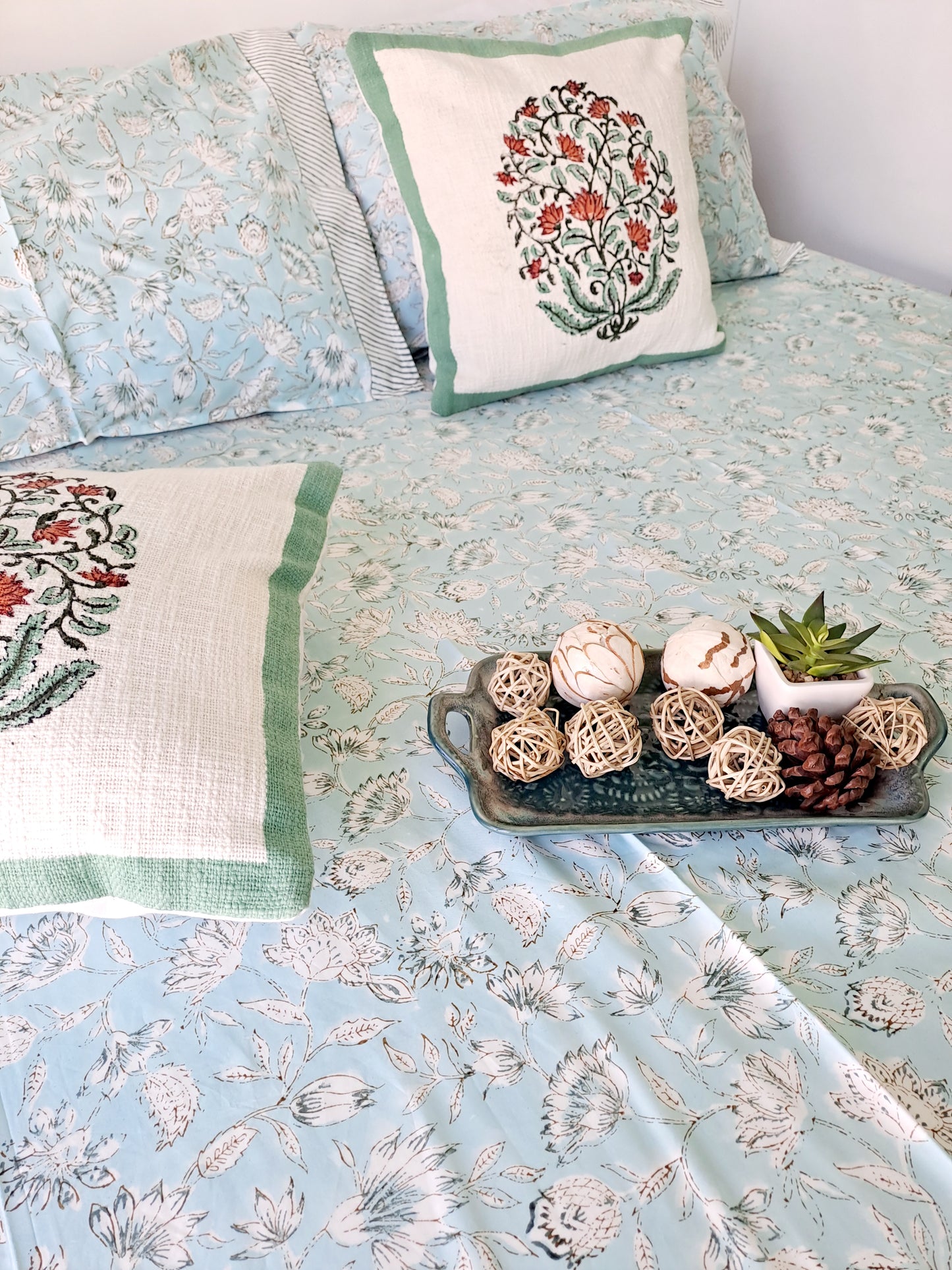 HANDBLOCK PRINT DOUBLE BEDSHEET