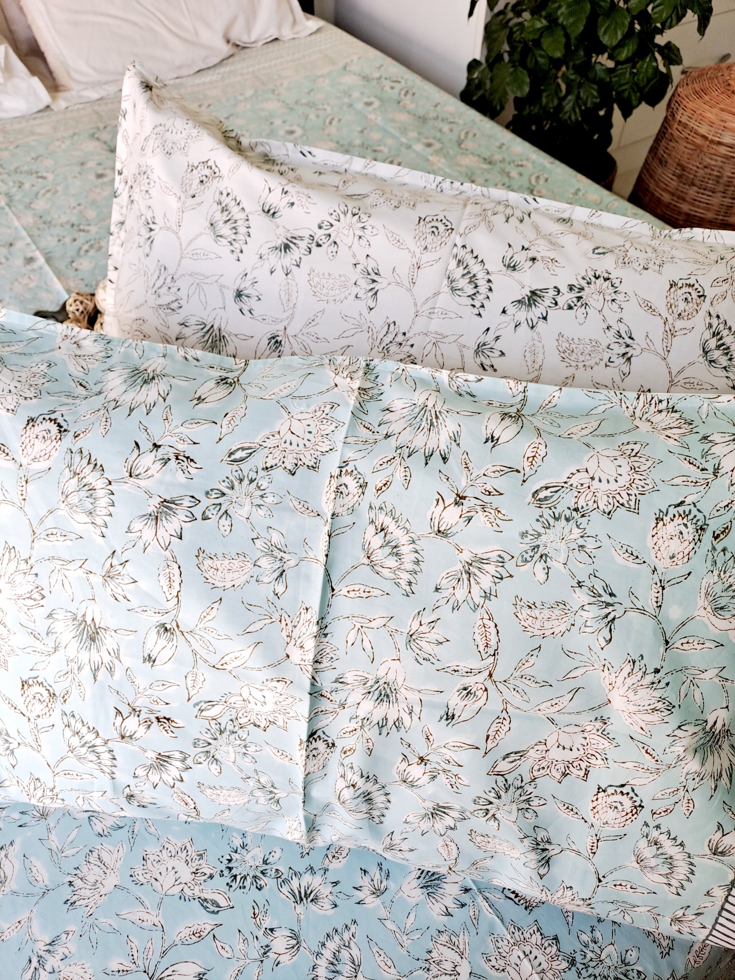 HANDBLOCK PRINT DOUBLE BEDSHEET