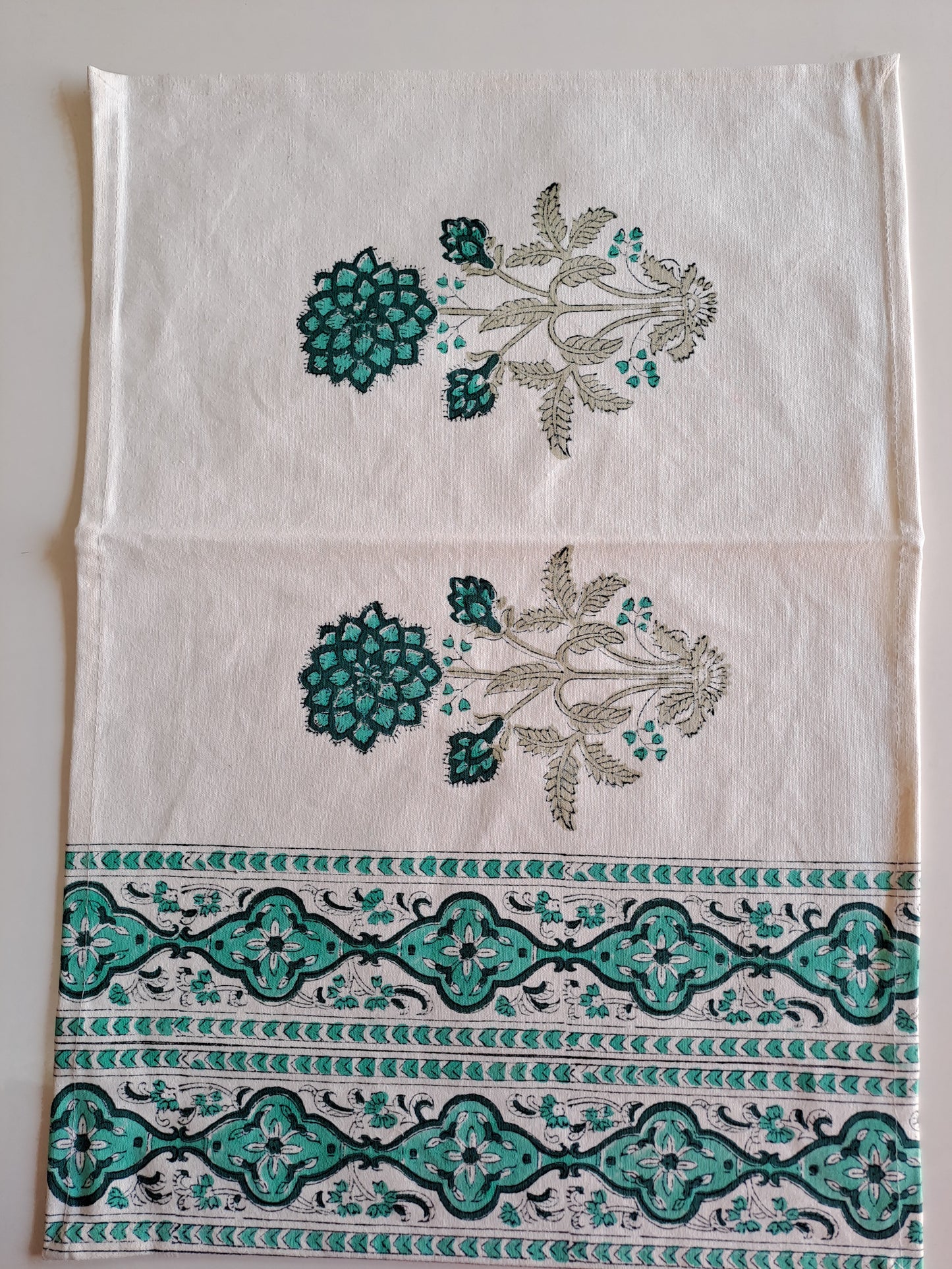 HANDBLOCK PRINT PLACEMAT AND NAPKIN SET