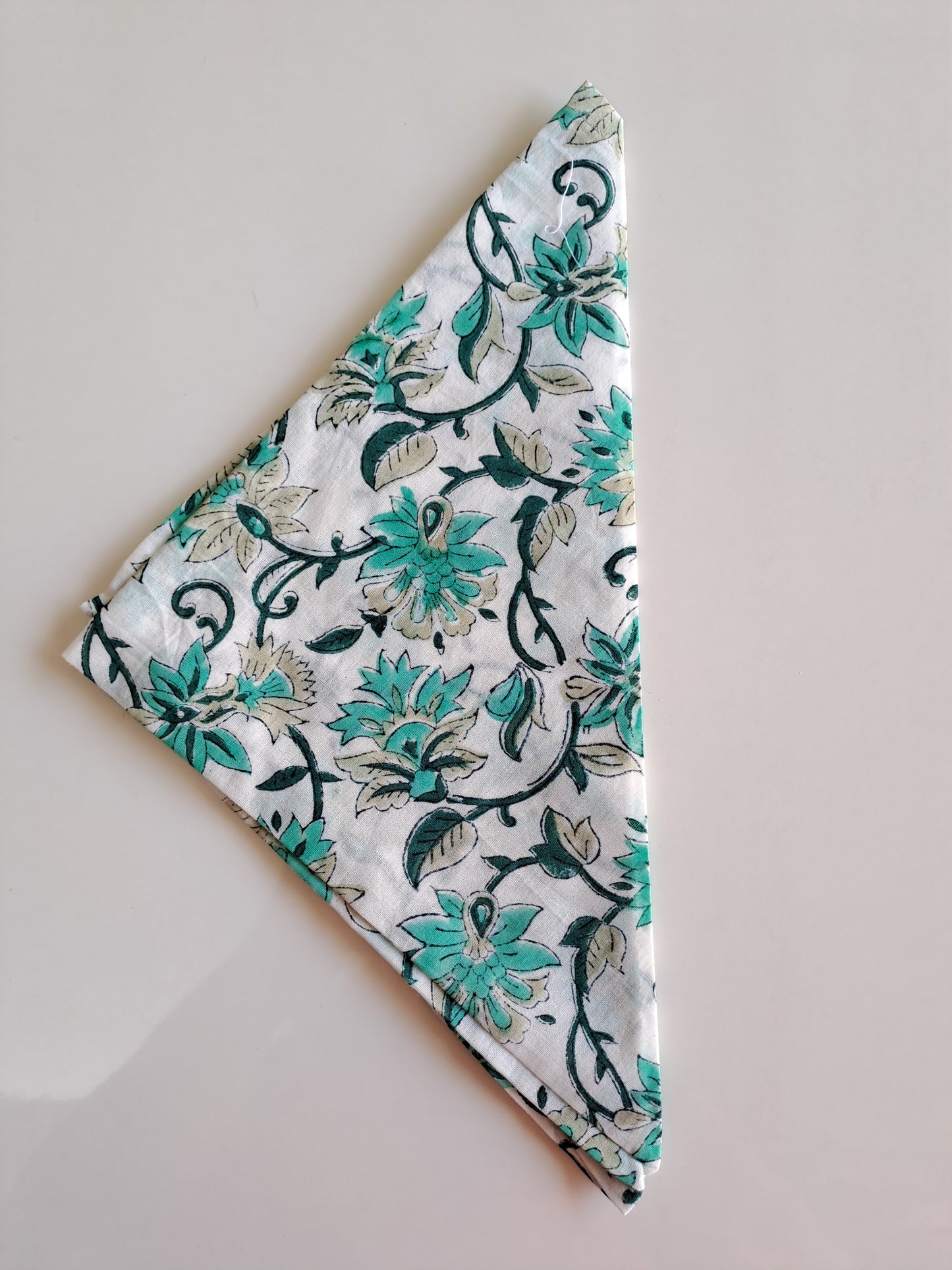 HANDBLOCK PRINT PLACEMAT AND NAPKIN SET