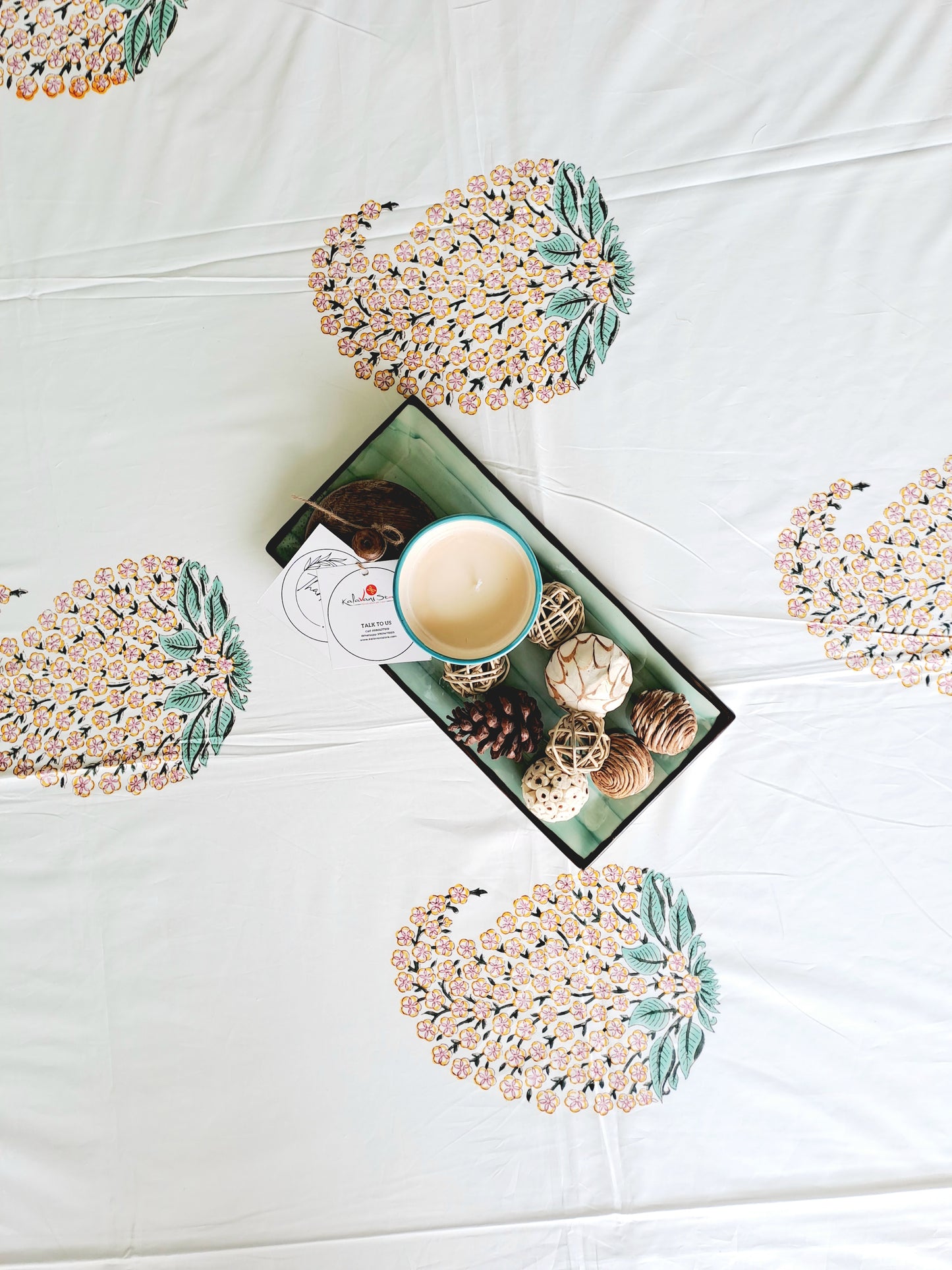 HANDBLOCK PRINT BEDSHEET