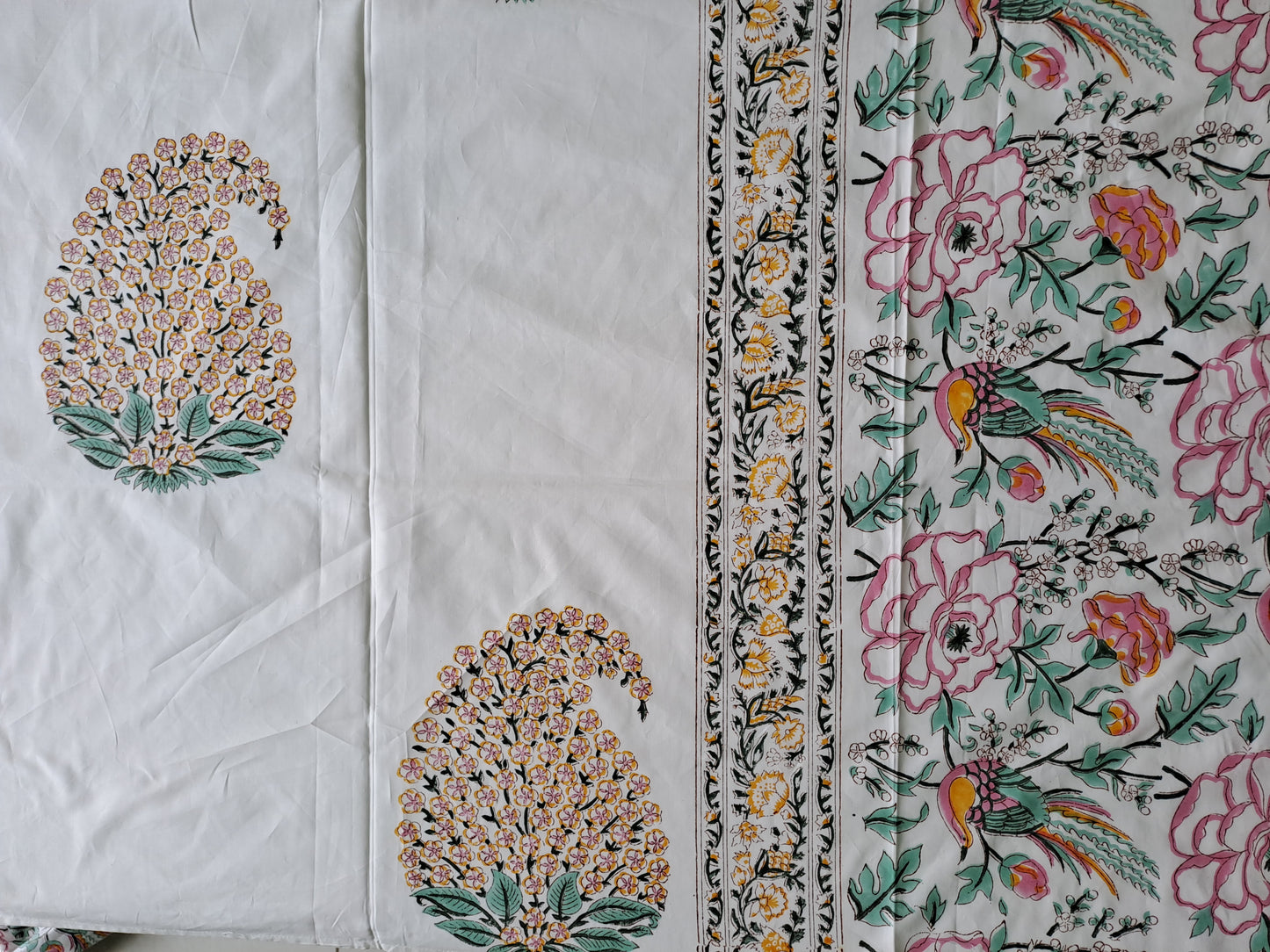 HANDBLOCK PRINT BEDSHEET