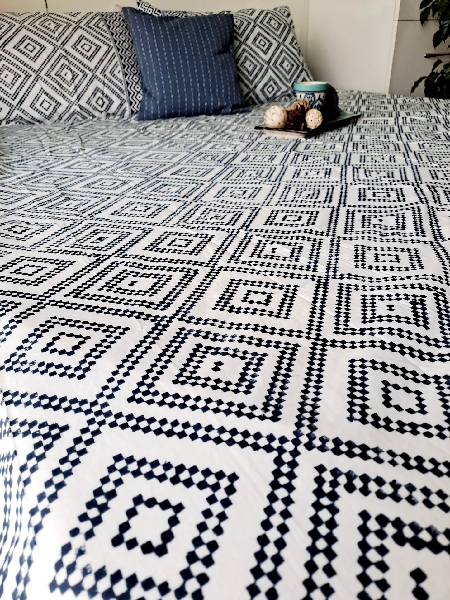HANDBLOCK PRINT BEDSHEET
