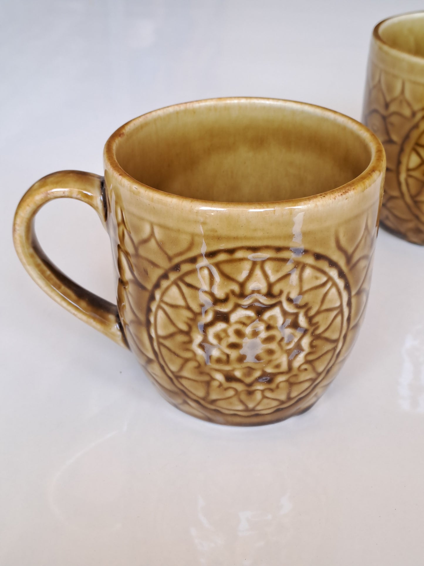 BLUE COLOR MANDELA MUG/CUP (SET OF 2)