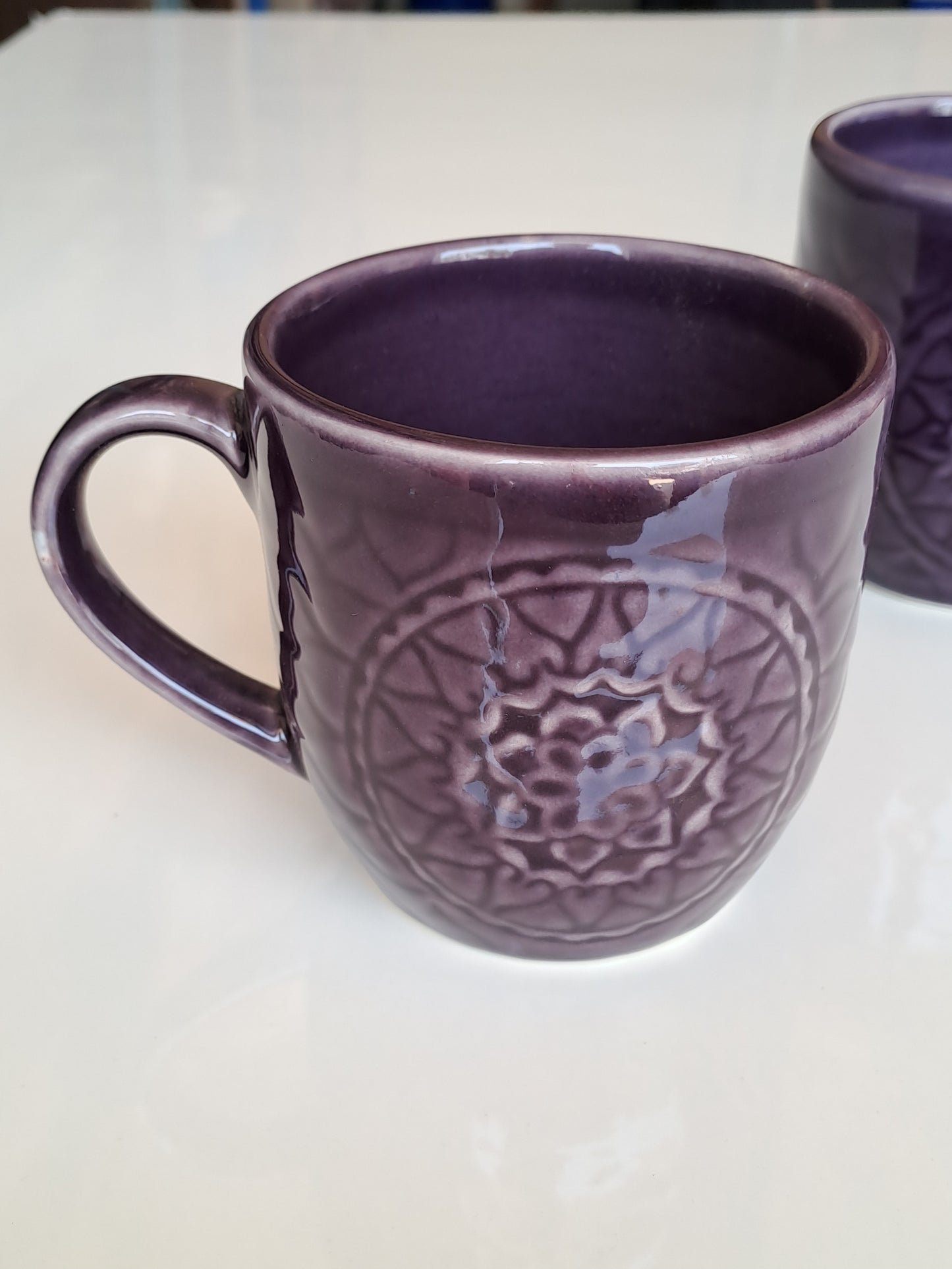 BLUE COLOR MANDELA MUG/CUP (SET OF 2)