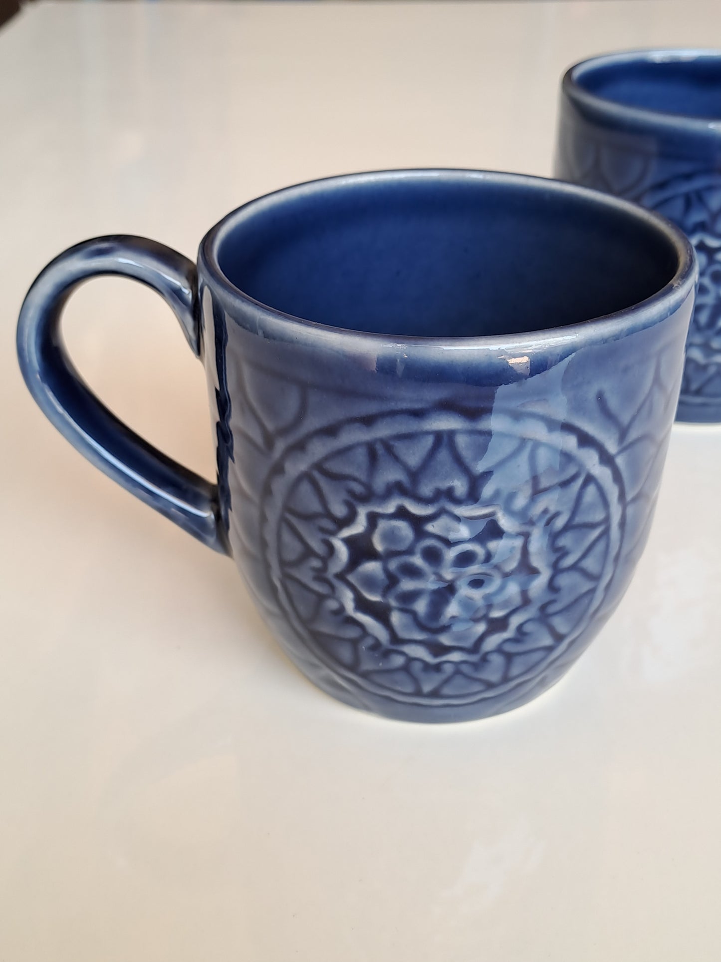 BLUE COLOR MANDELA MUG/CUP (SET OF 2)