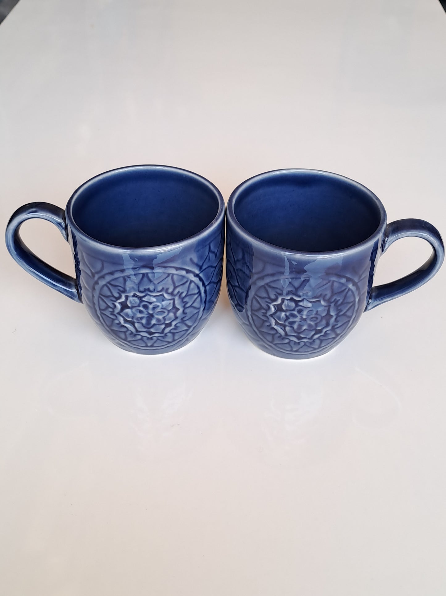 BLUE COLOR MANDELA MUG/CUP (SET OF 2)