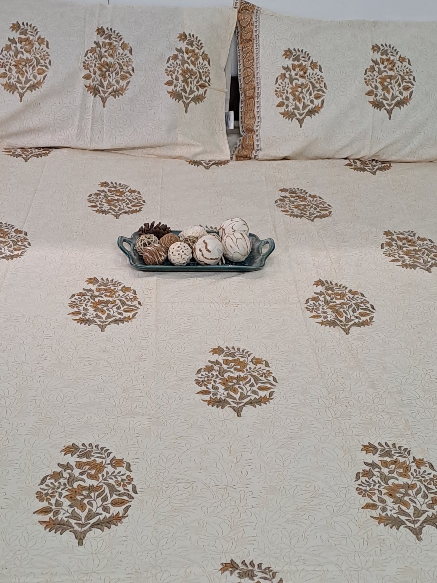 HANDBLOCK PRINT KING SIZE BEDSHEET