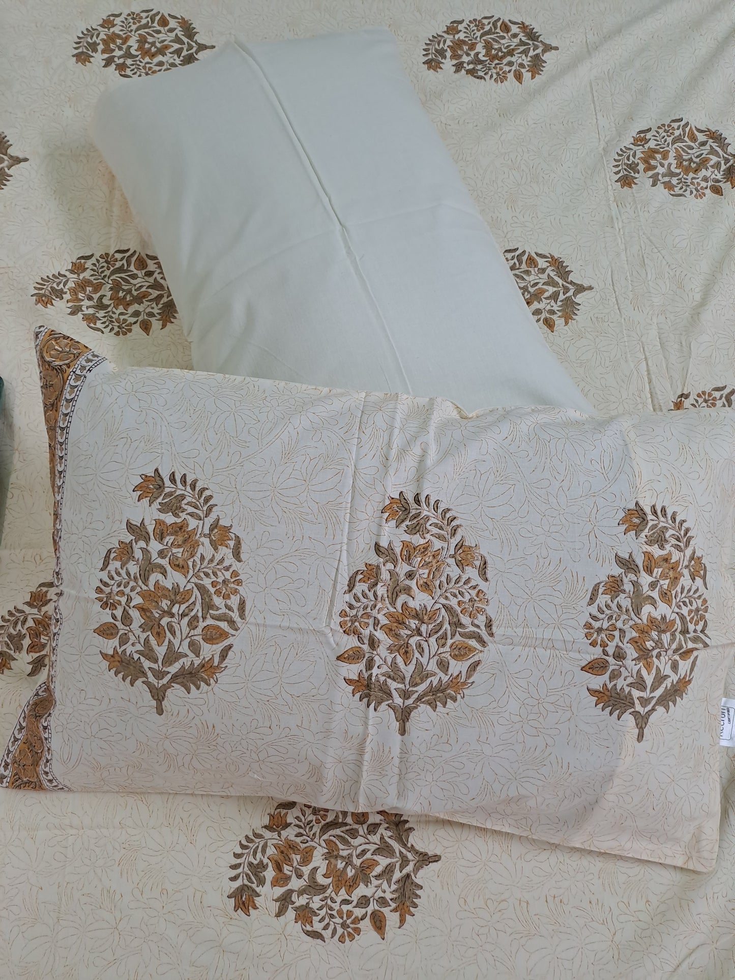HANDBLOCK PRINT KING SIZE BEDSHEET
