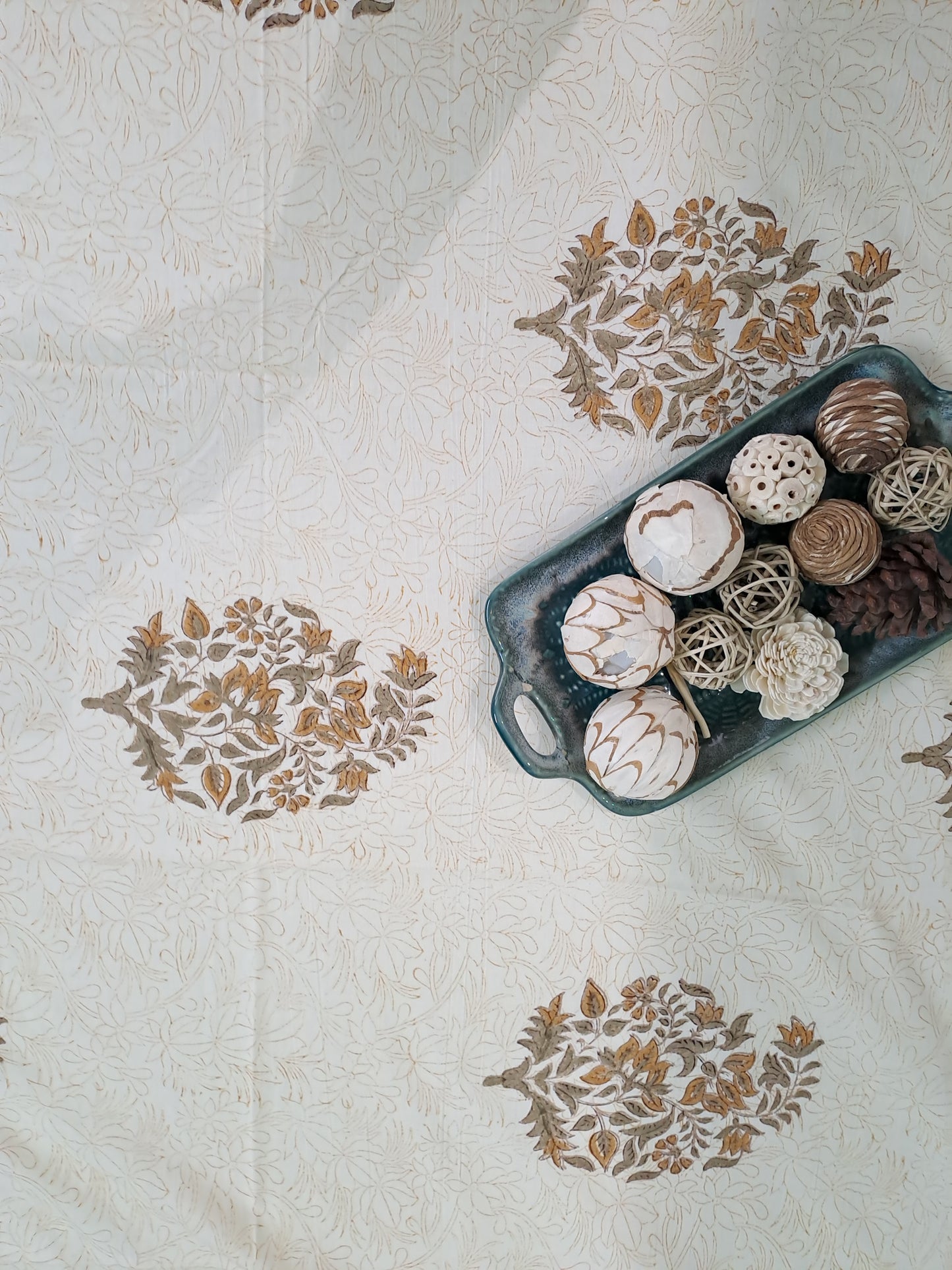 HANDBLOCK PRINT KING SIZE BEDSHEET