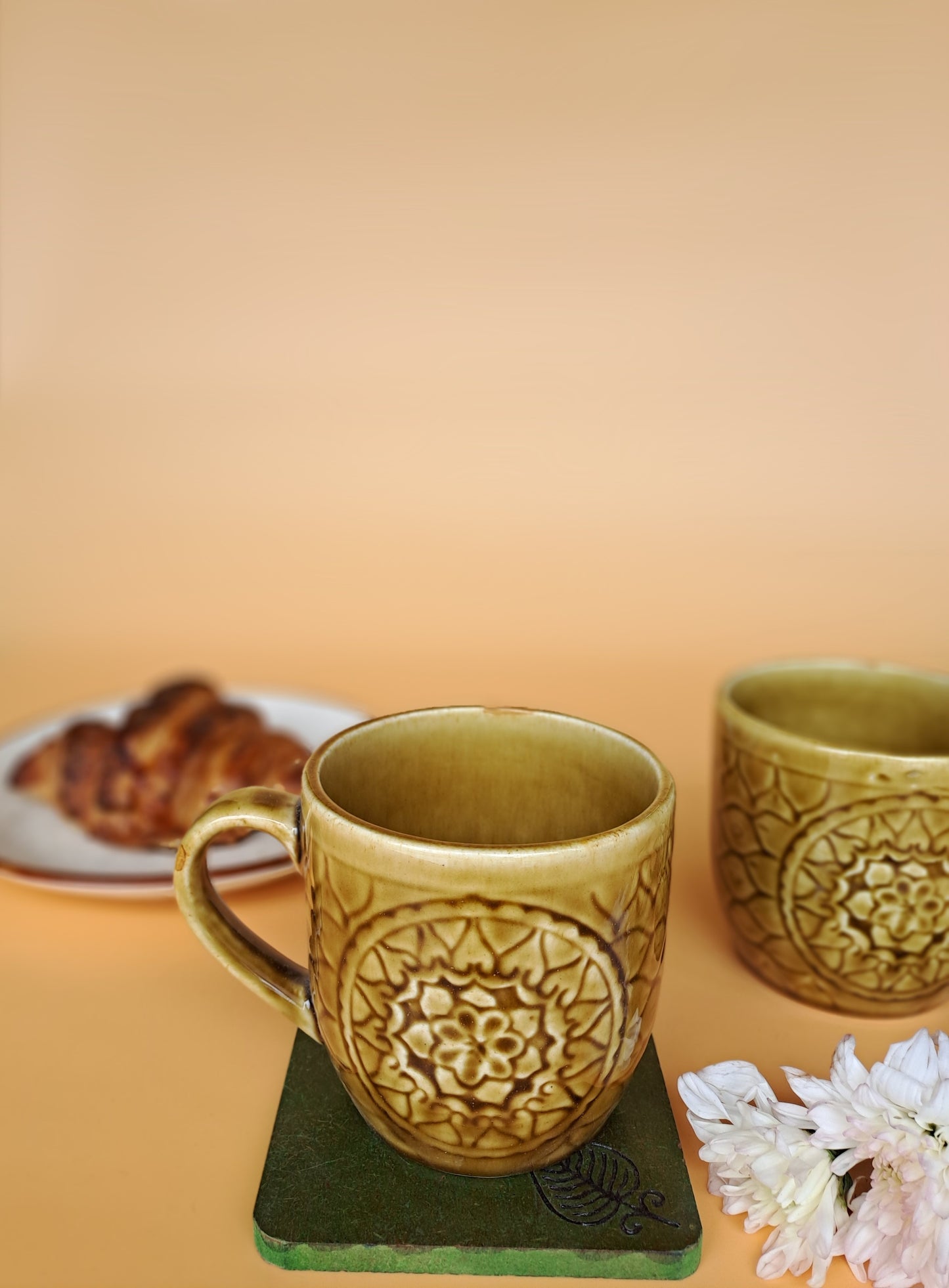 BLUE COLOR MANDELA MUG/CUP (SET OF 2)