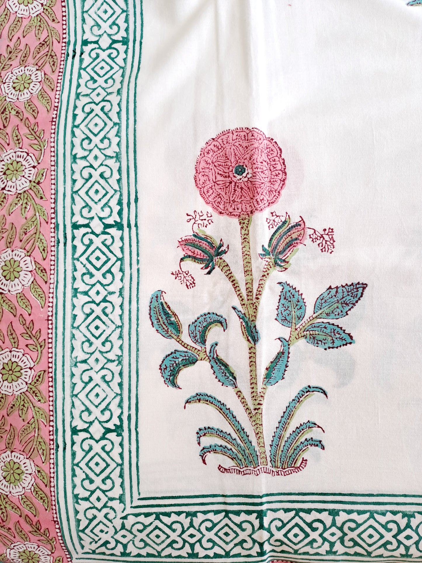 HANDBLOCK PRINT BEDSHEET