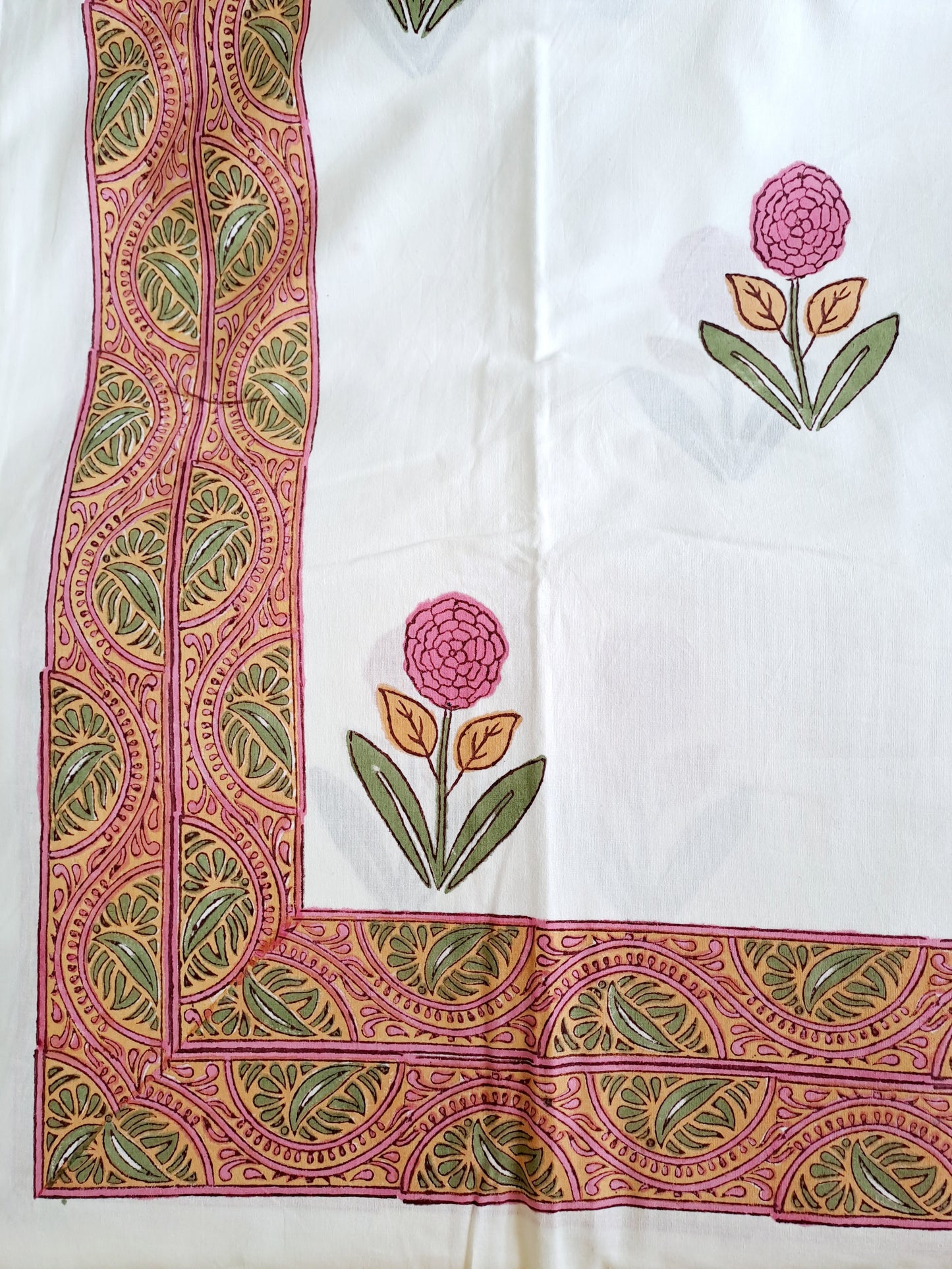 HANDBLOCK PRINT BEDSHEET