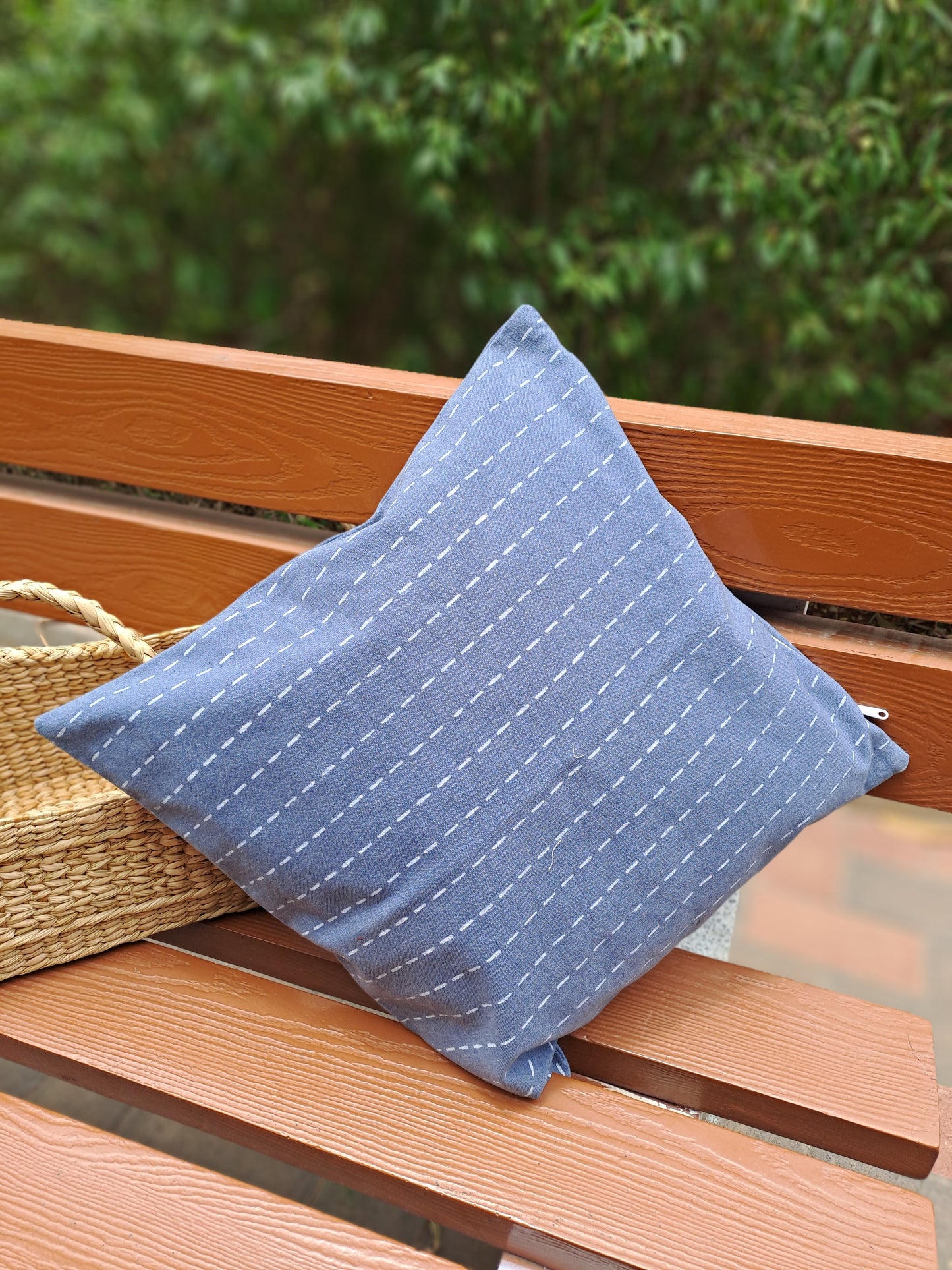 HANDLOOM COTTON CUSHION COVER (Set of 2)