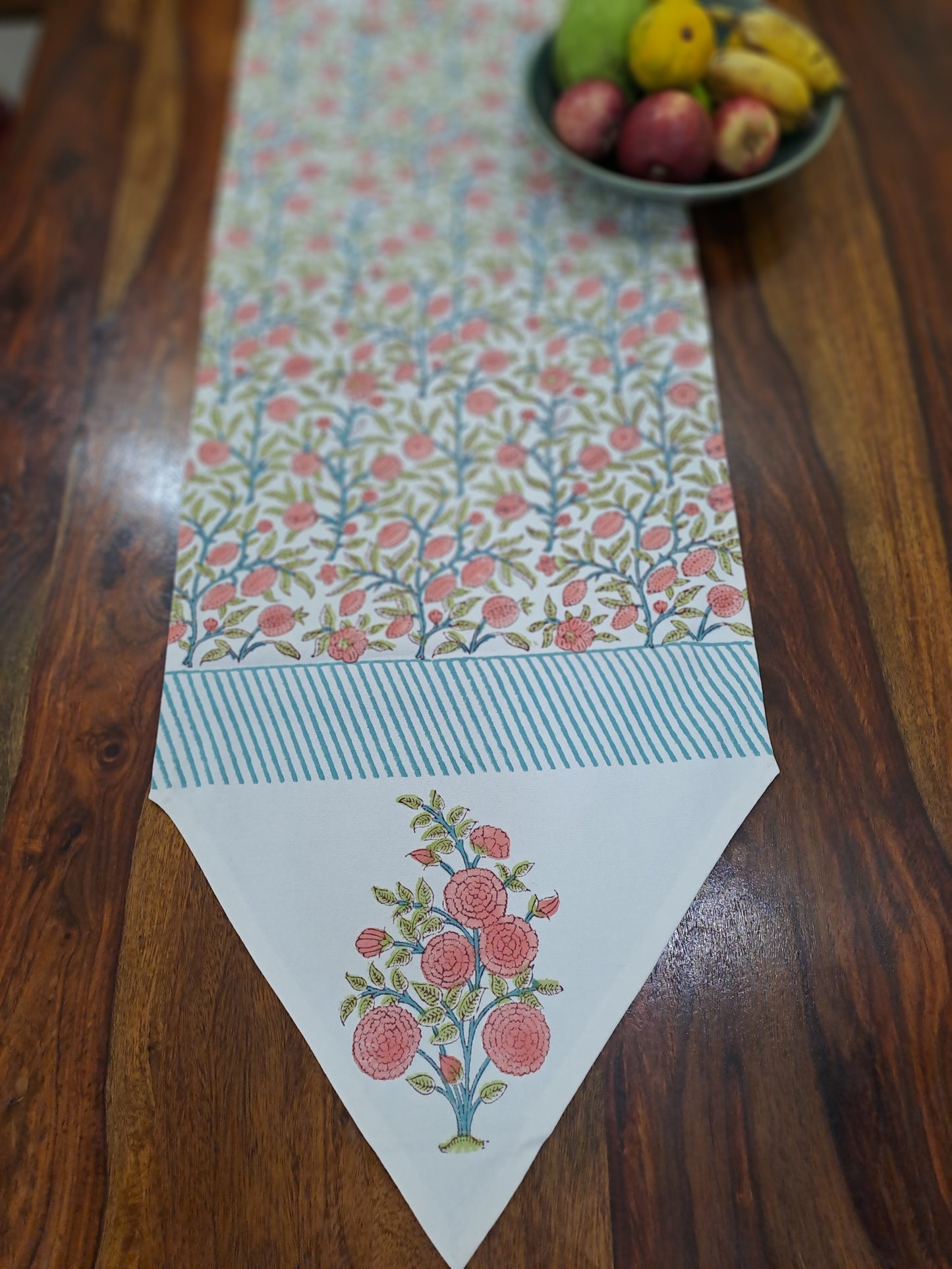 HANDBLOCK PRINT TABLE RUNNER