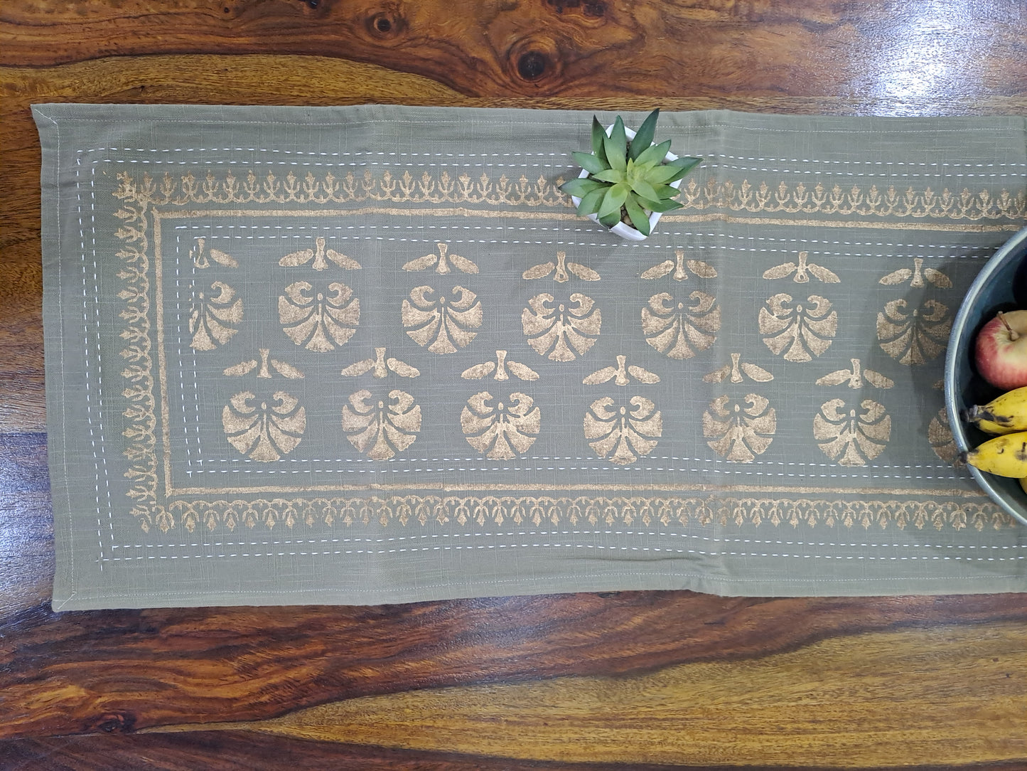 HANDBLOCK PRINT TABLE RUNNER