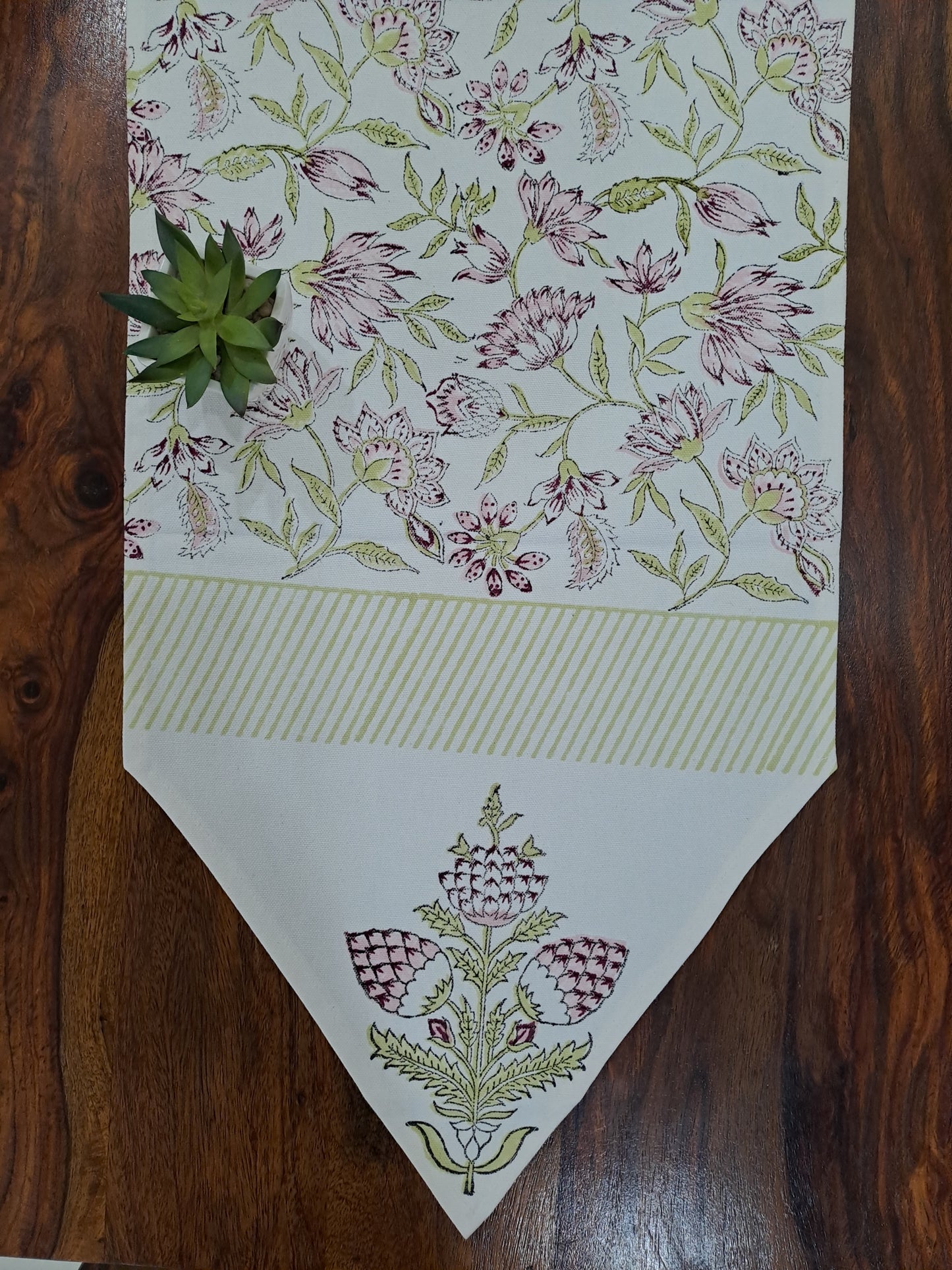 HANDBLOCK PRINT TABLE RUNNER