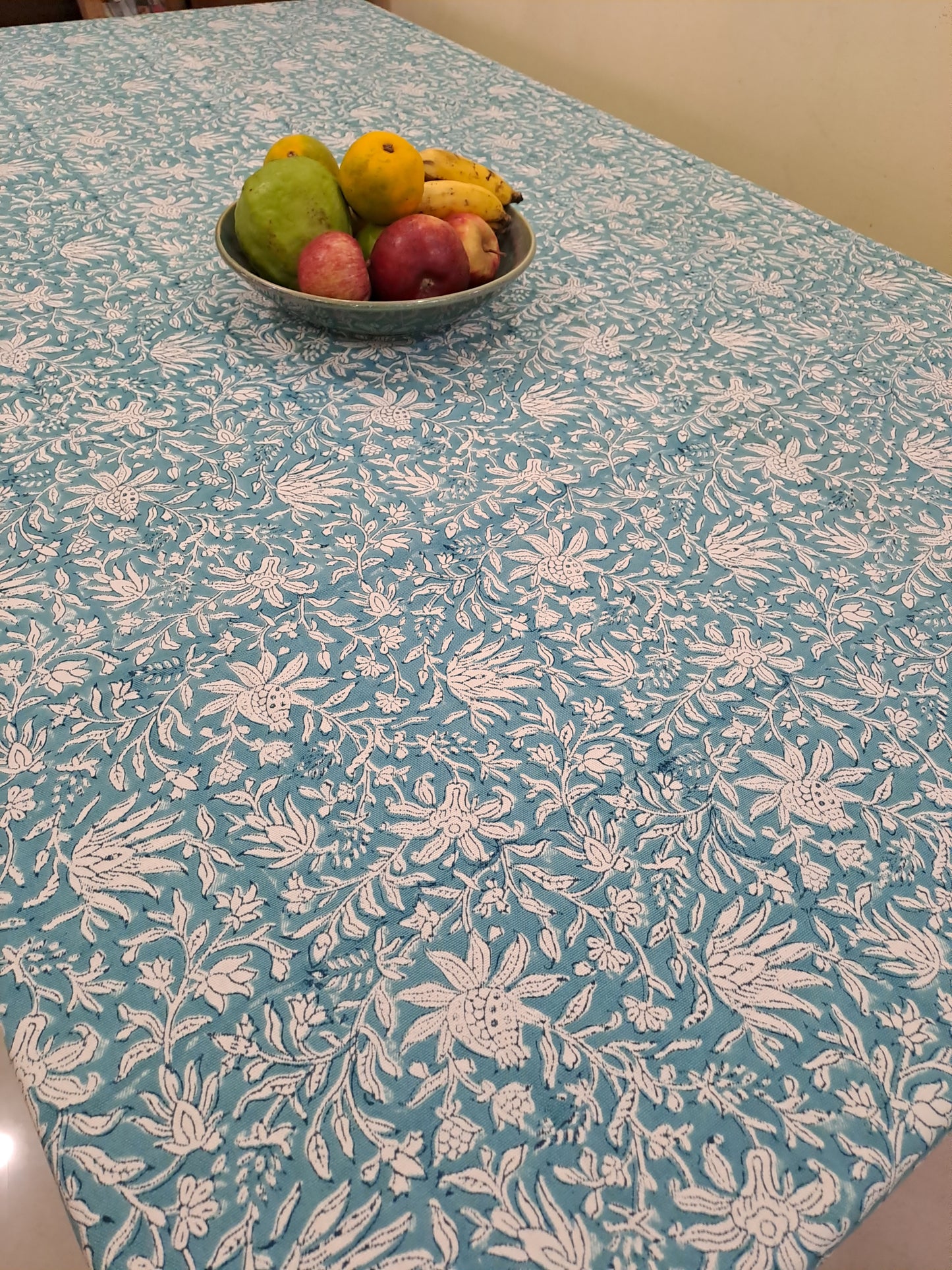 6 SEATER HAND BLOCK PRINT TABLE CLOTH