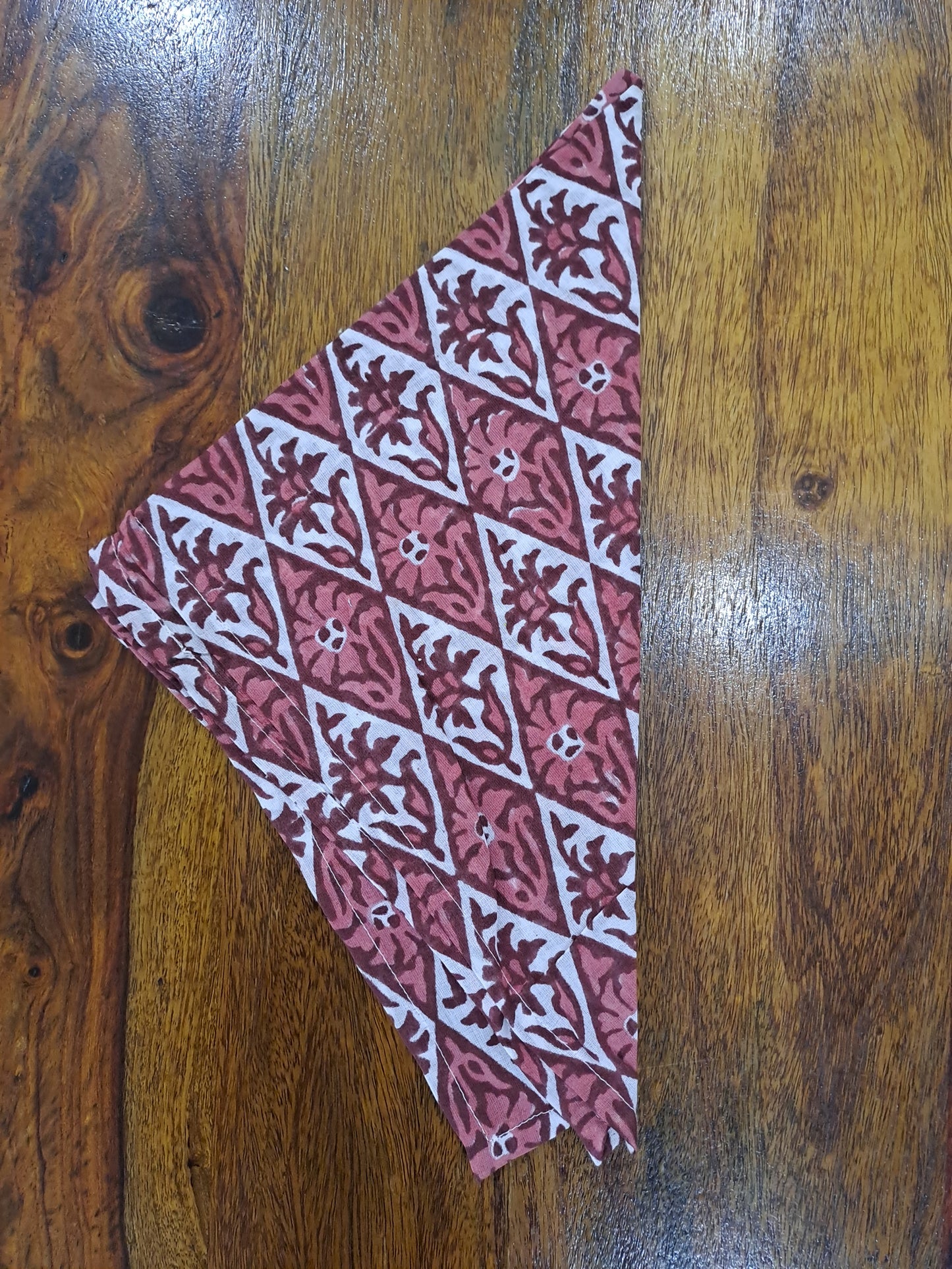 HANDBLOCK PRINT PLACEMAT AND NAPKIN SET
