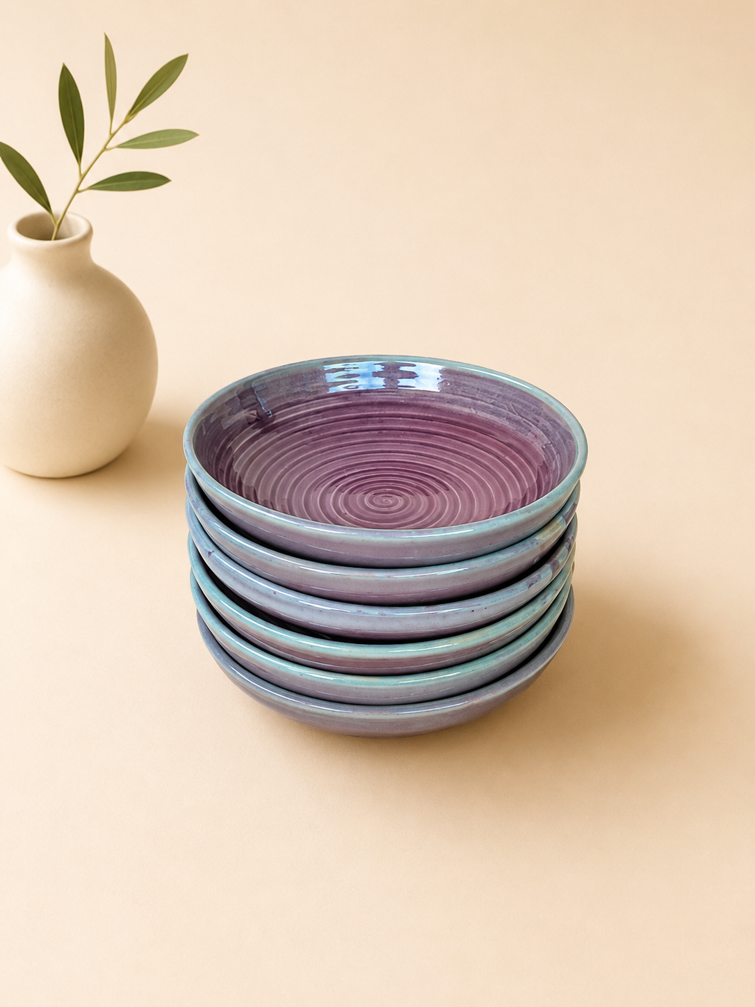 7" PASTA / EATING BOWL / PLATE SET OF 2