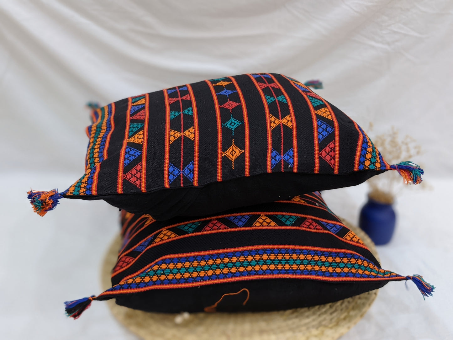 HANDLOOM COTTON CUSHION COVER